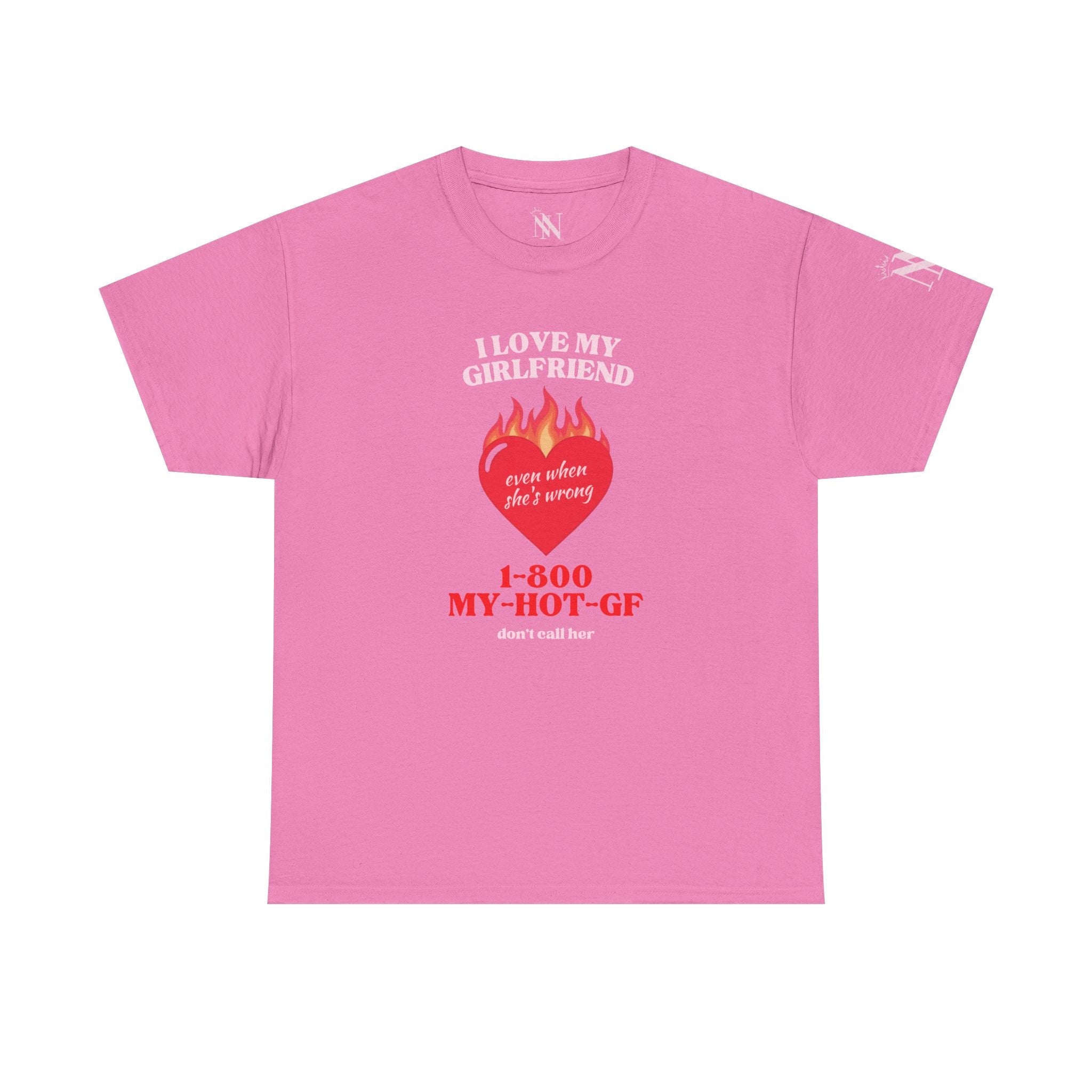 My Hot GF | Mix & Match Cotton Unisex Fun-Flirty Lovers’ T-Shirts
