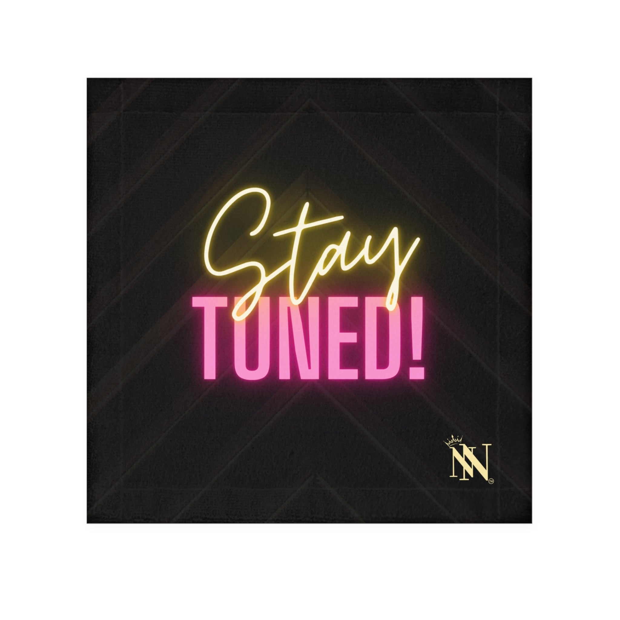 Stay Tuned! Neon Cute Cum Rag