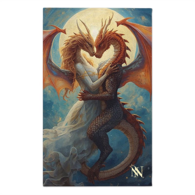 Dragon Wedding Love Graphic | Mix & Match Soft Fun-Flirty Lovers’ Towels