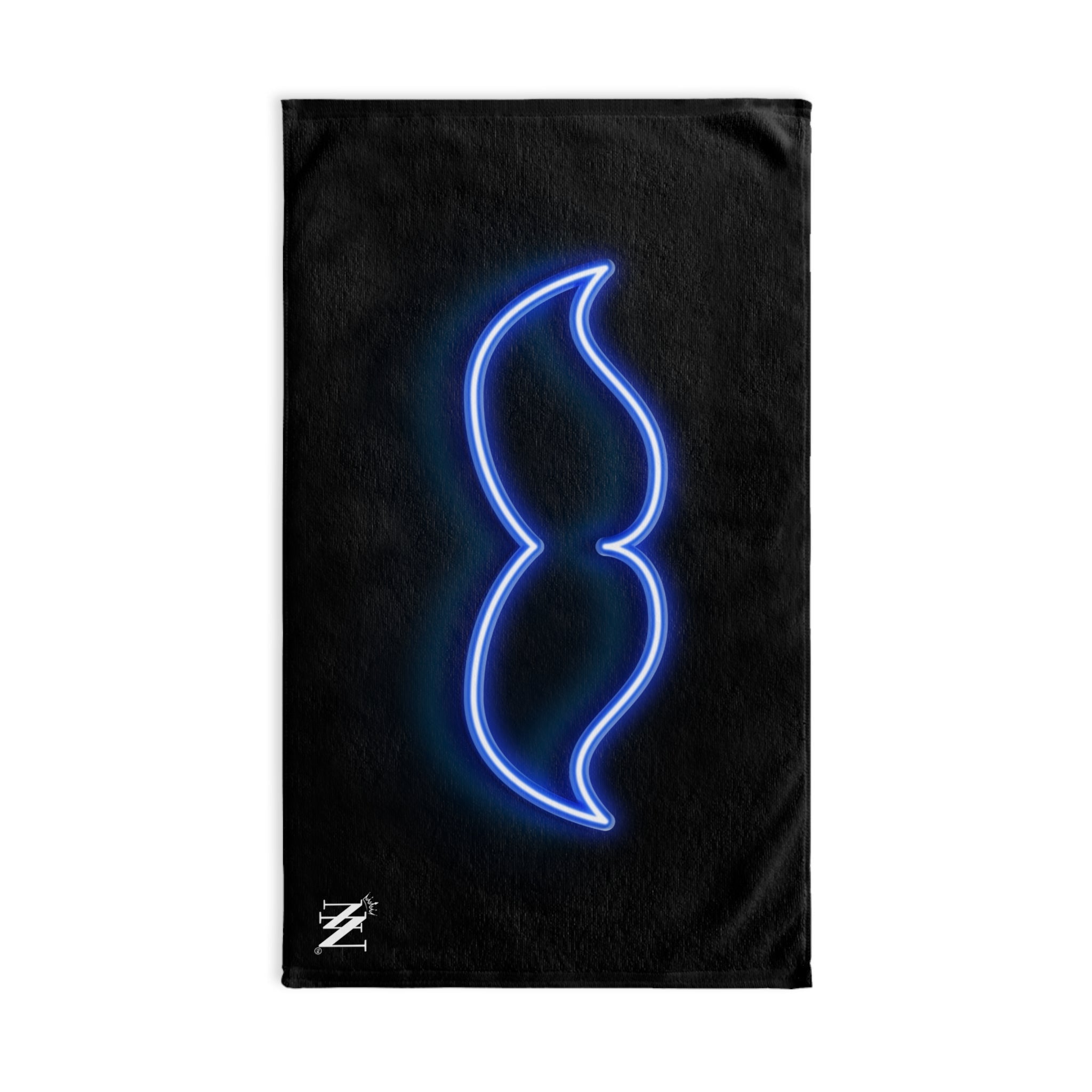His Mustache Neon Cum Towel