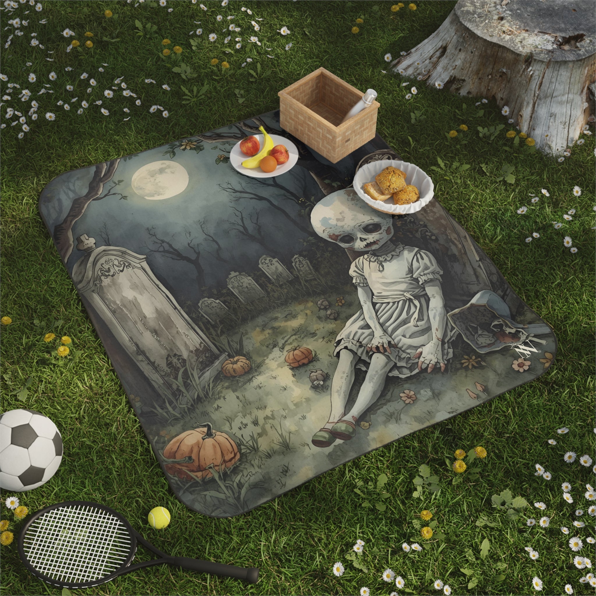 Cemetary Love | Mix Match Fun-Flirty Lovers’ Water-Resistant Blankets