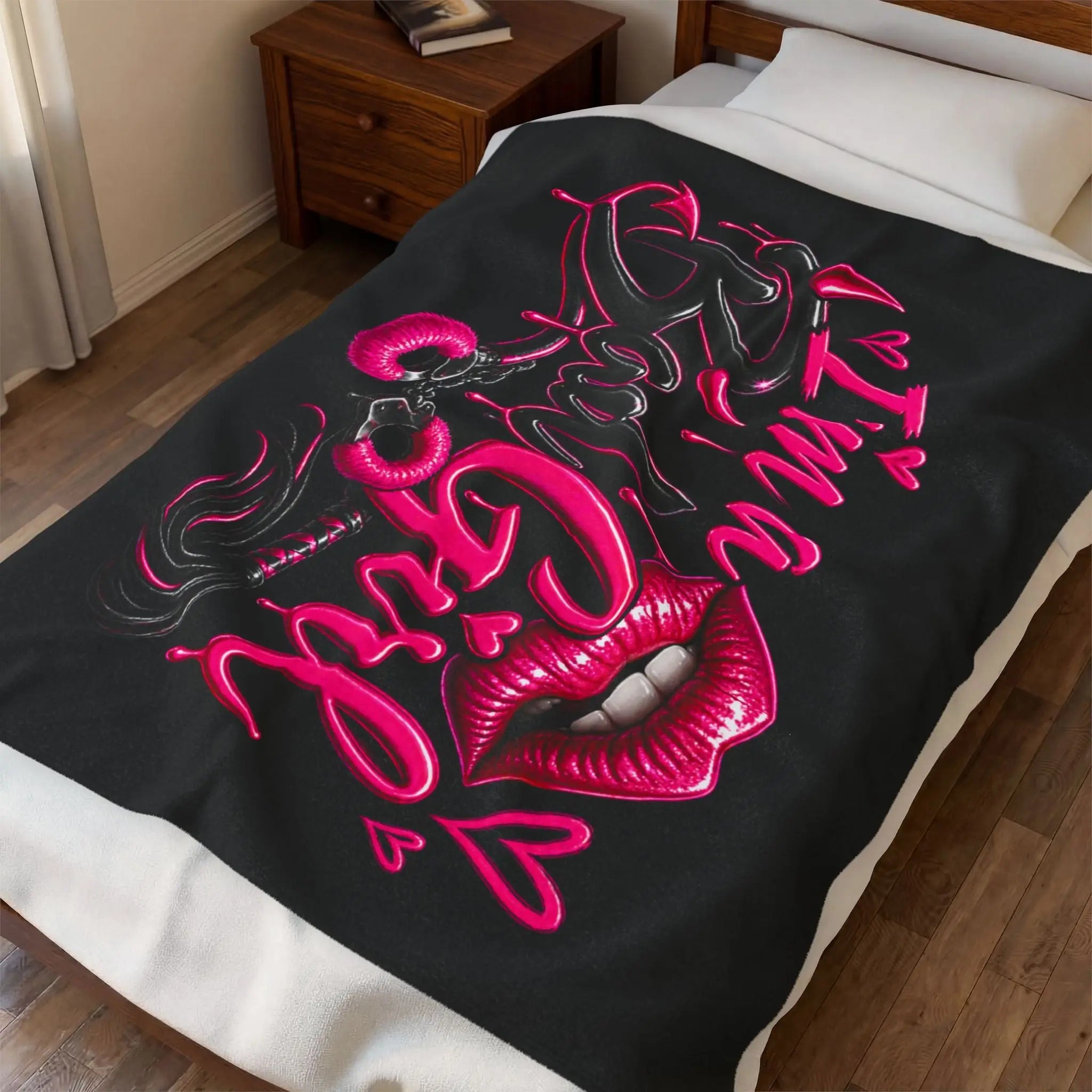 I’m a Bad Girl Sexy | Nectar Napkins Fun-Flirty Lovers’ Blankets