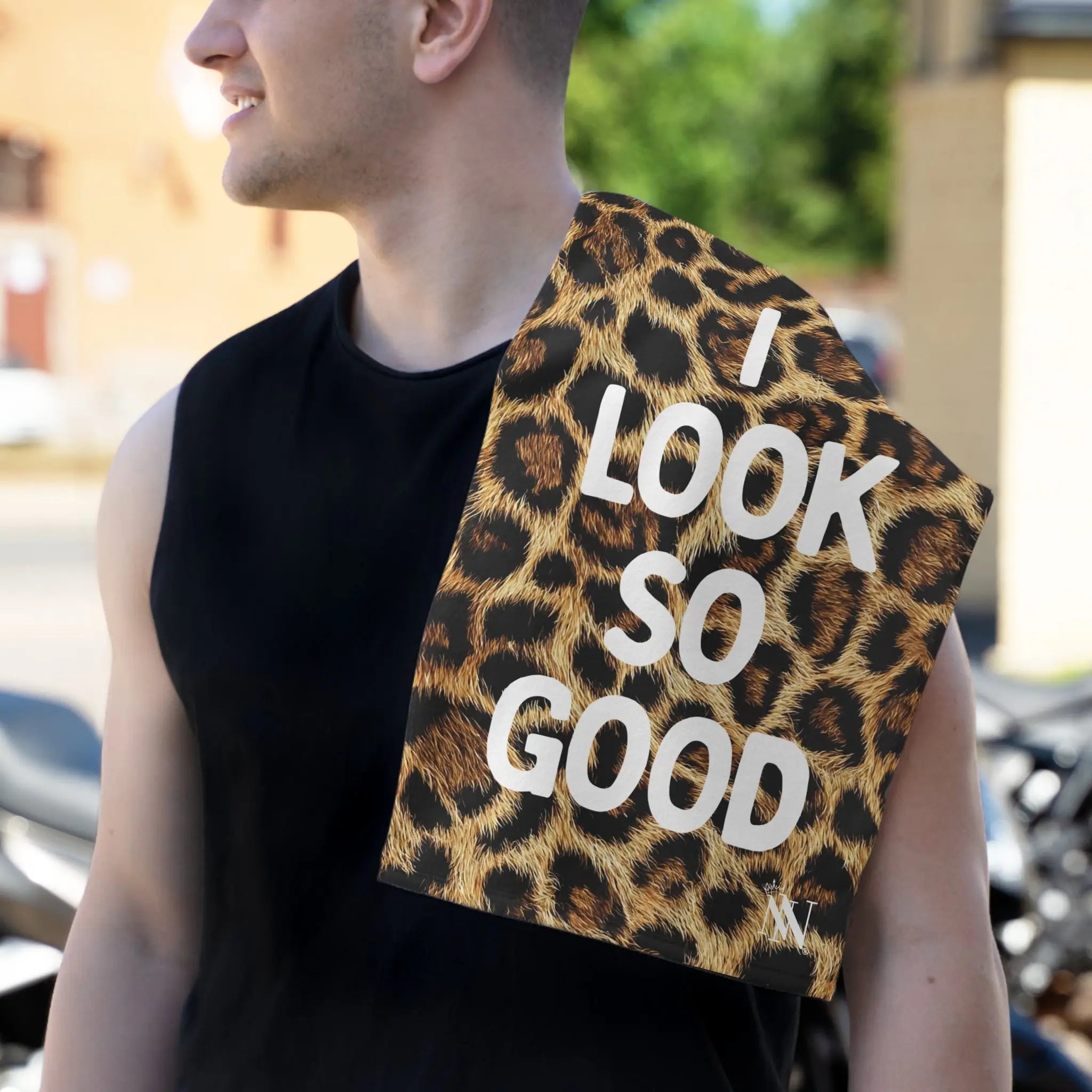 I Look So Good Realistic Cheetah Print Sex Towel