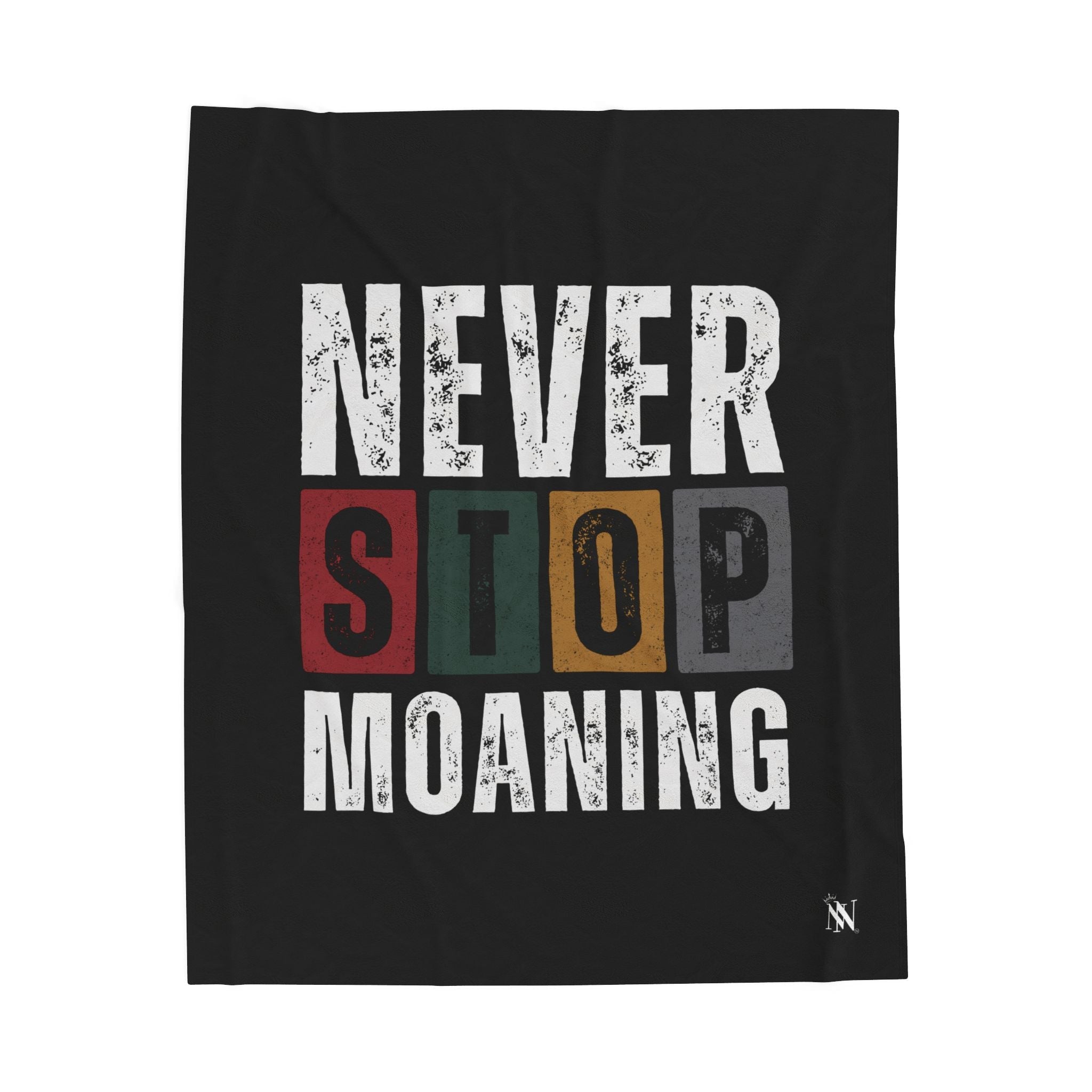 Never Stop Moaning | Mix & Match Velveteen Fun-Flirty Lovers’ Blankets