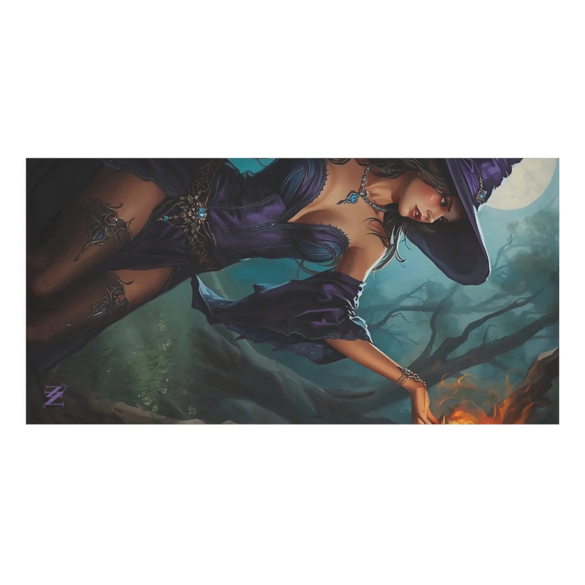 Fire Witch Fantasy Women Extra Large Sex Towel