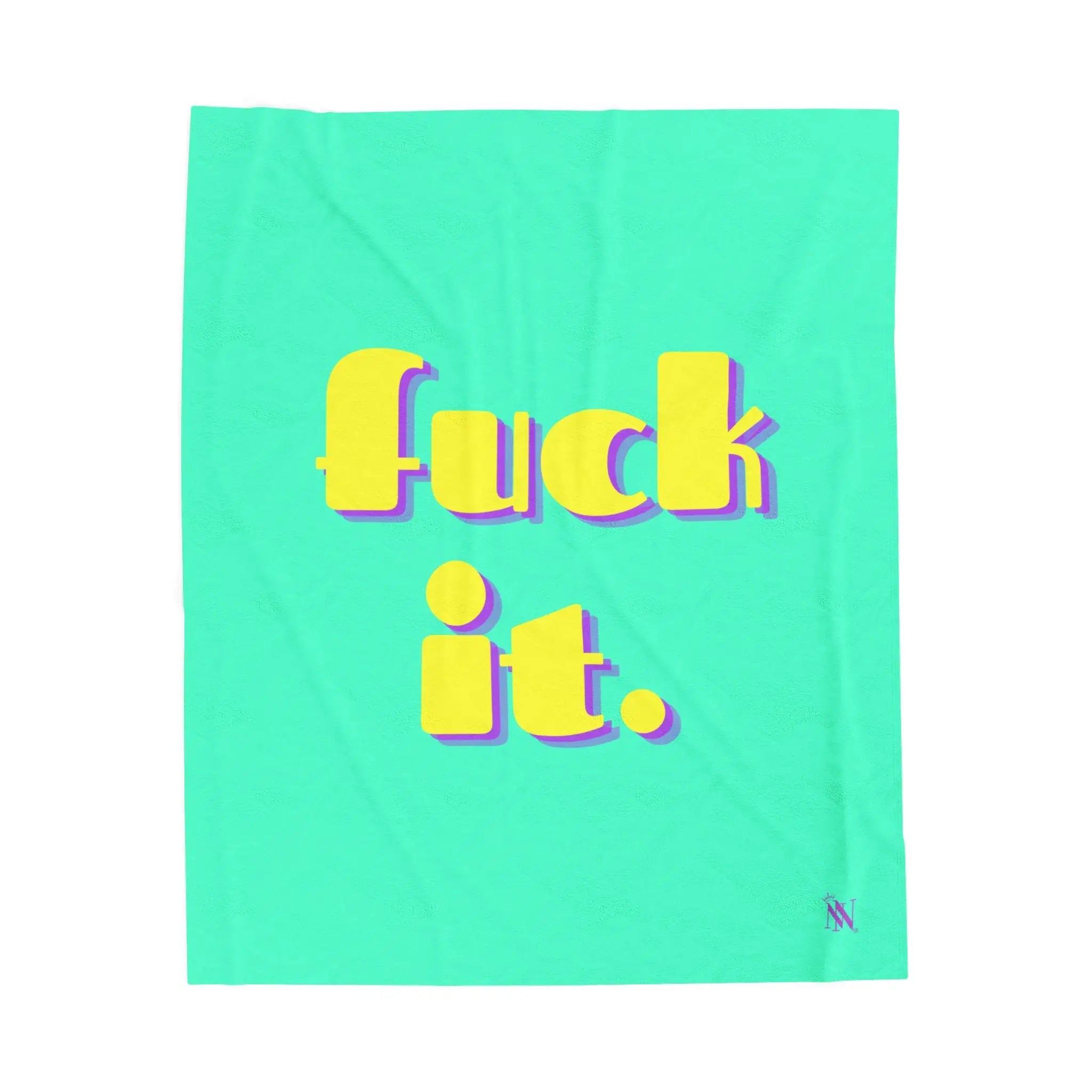 fuck it. | Mix & Match Velveteen Fun-Flirty Loversā Blankets