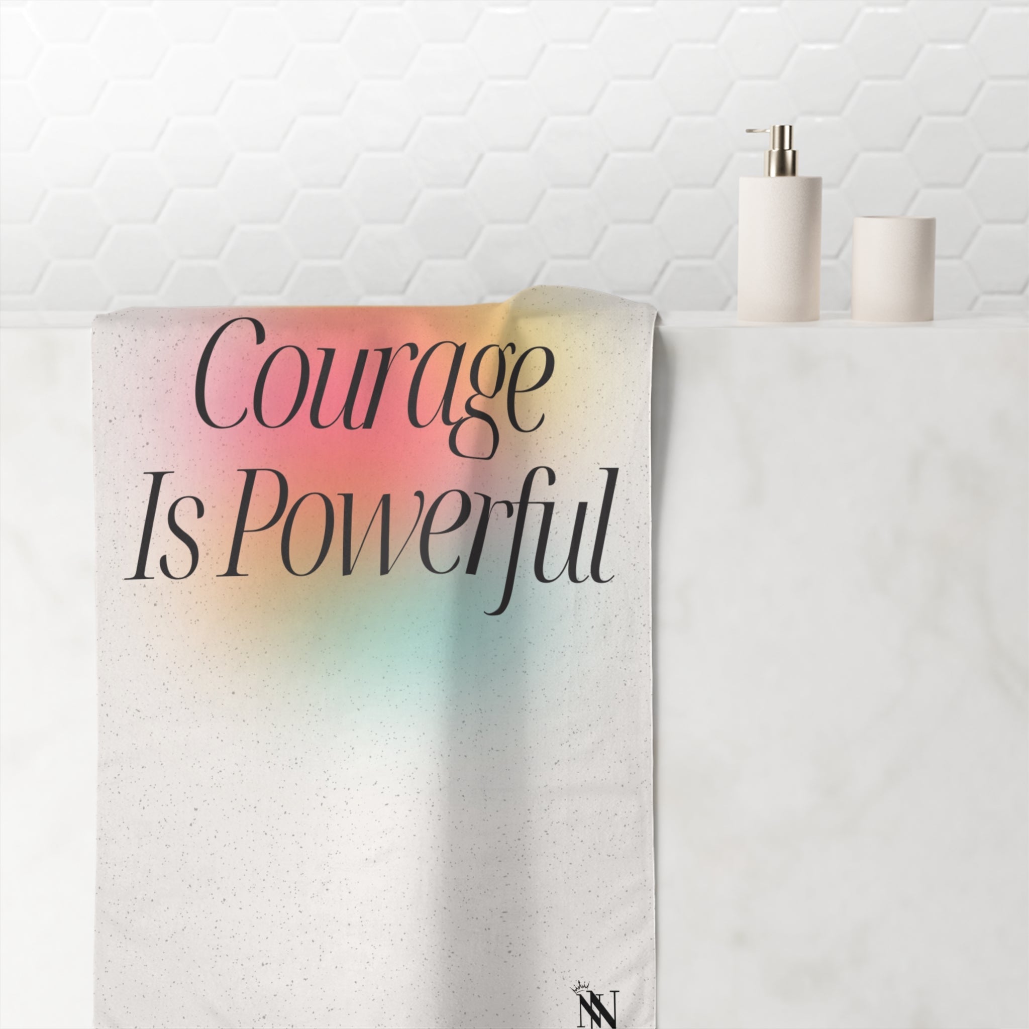 Courage Is Powerful | Mix & Match XL Fun-Flirty Lovers’ Towels