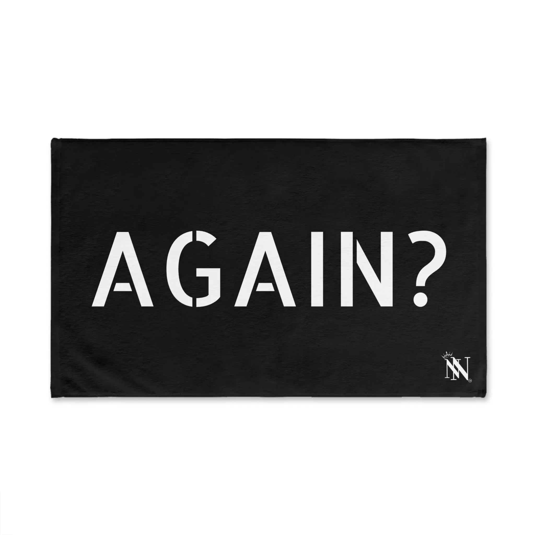 Again? Black | Mix & Match Classic Fun-Flirty Loversâ Towels
