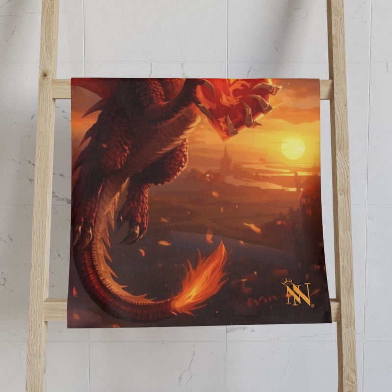 Hearts of Fire Dragon Fantasy | Mix & Match Classic Fun-Flirty Lovers’ Towels