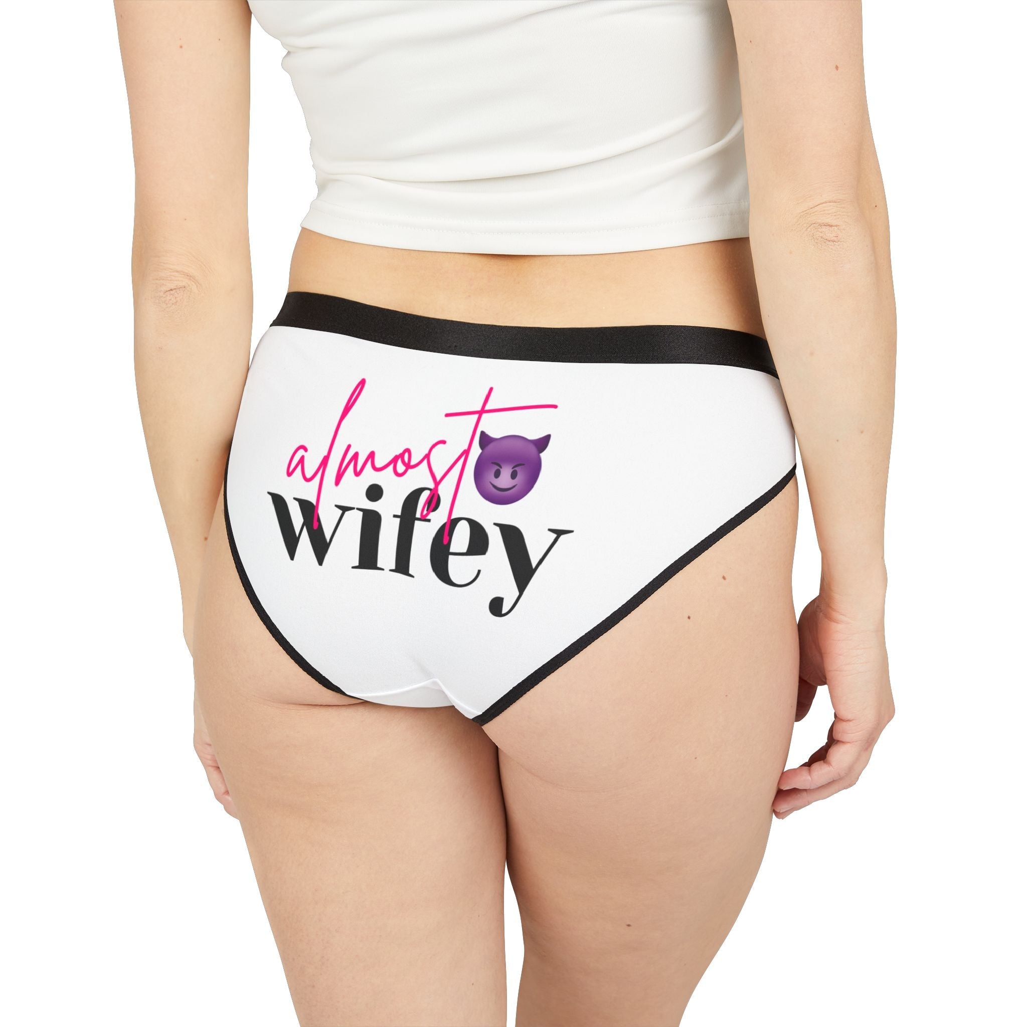 Almost Wifey Bachelorette Emoji | Mix & Match Women’s Fun-Flirty Lovers’ Panties