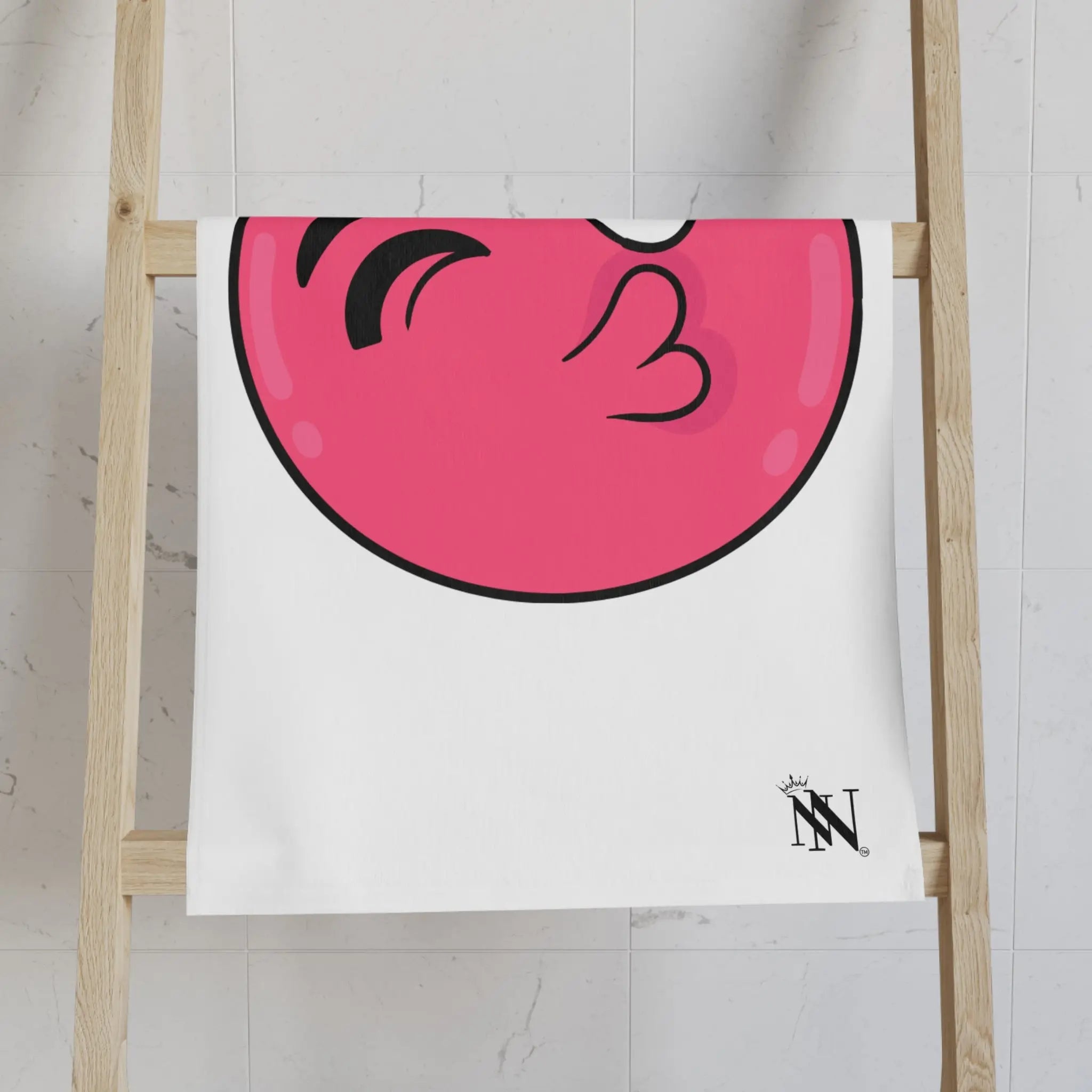 Smoochie Love Emoji Cum Towel