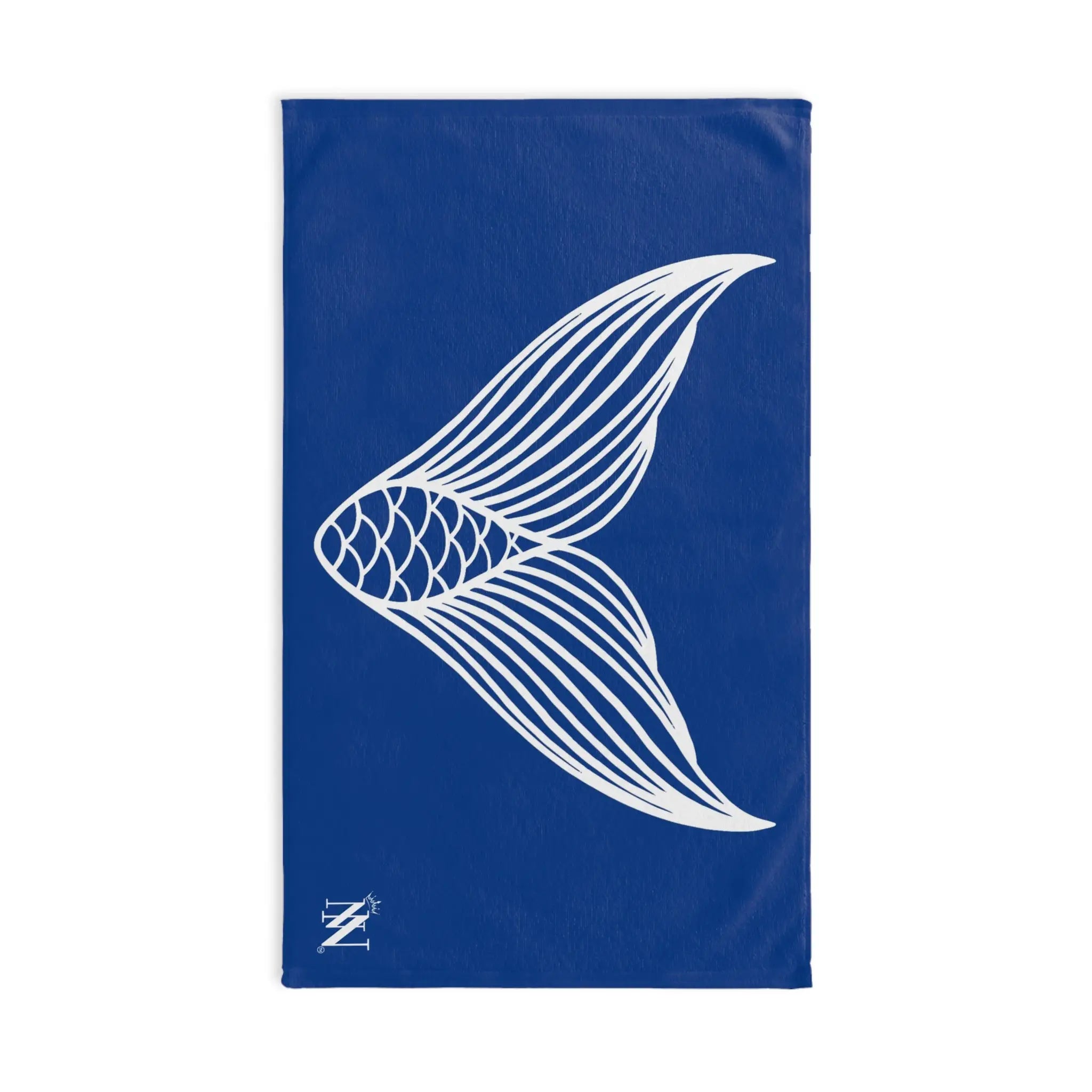 Mermaid Tail Blue Cum Towel