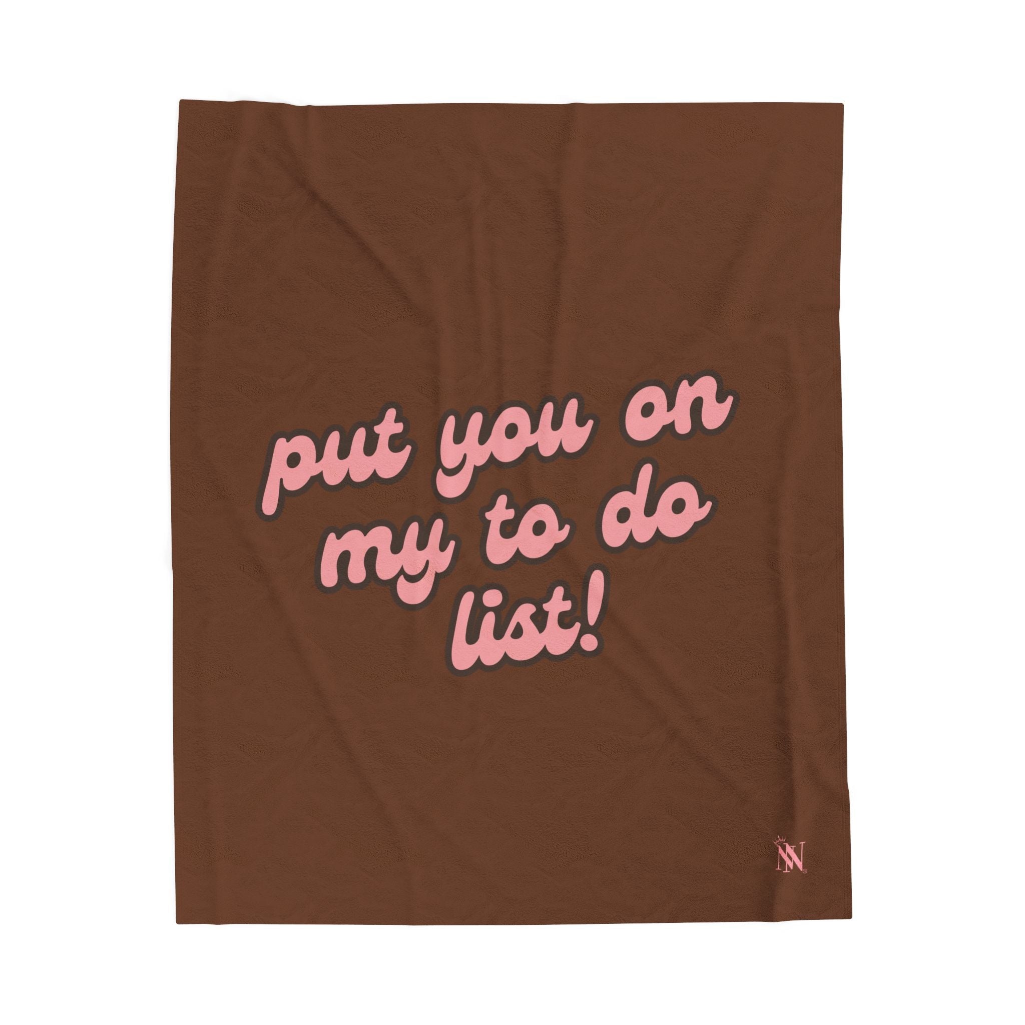 Put You on My to Do List! | Mix & Match Fun-Flirty Lovers’ Blankets