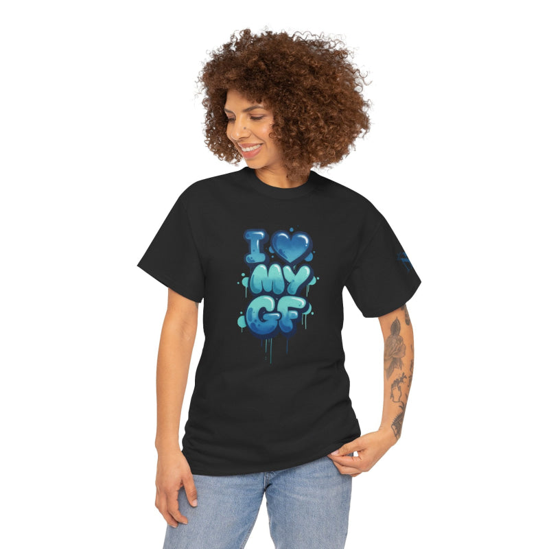 I Heart My GF Tagged | Mix & Match Cotton Unisex Fun-Flirty Lovers’ T-Shirts