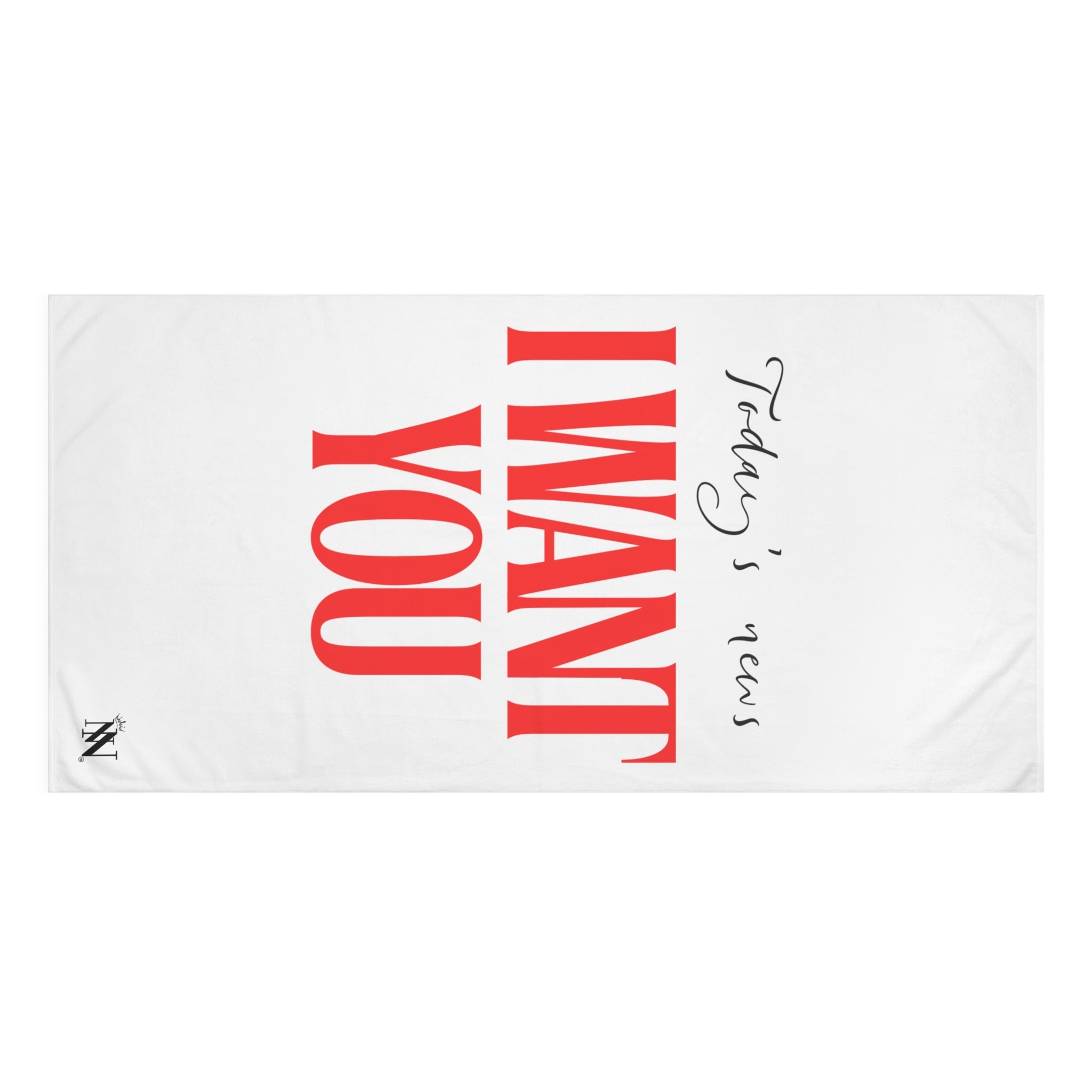 Today’s News I Want You | Mix & Match XL Fun-Flirty Lovers’ Towels