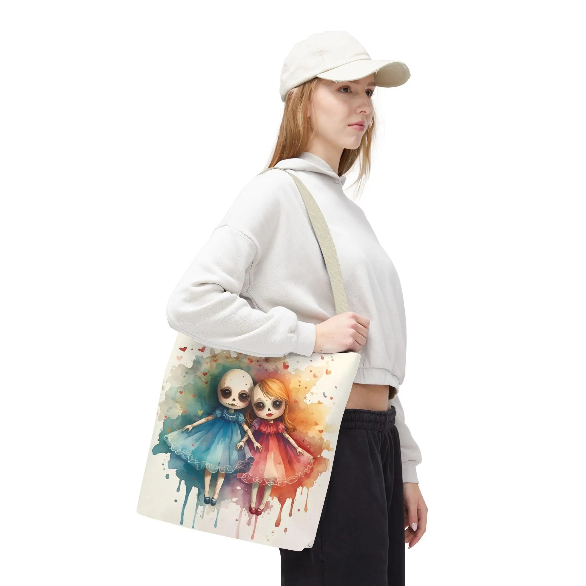 I Just Love Her Dolls Print | Mix & Match Fun-Flirty Lovers’ Totes