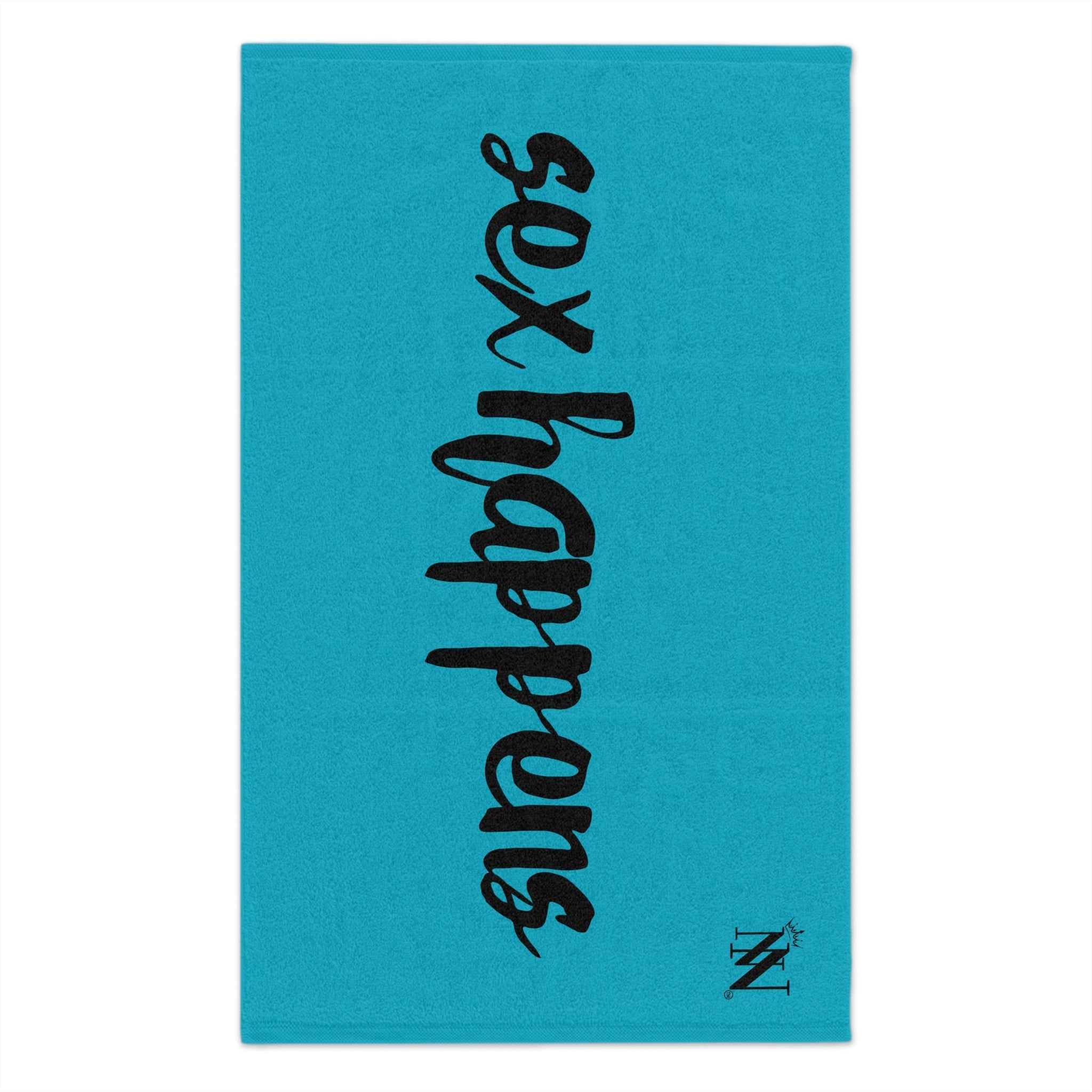 Sex Happens Teal | Mix & Match Soft Fun-Flirty Lovers’ Towels