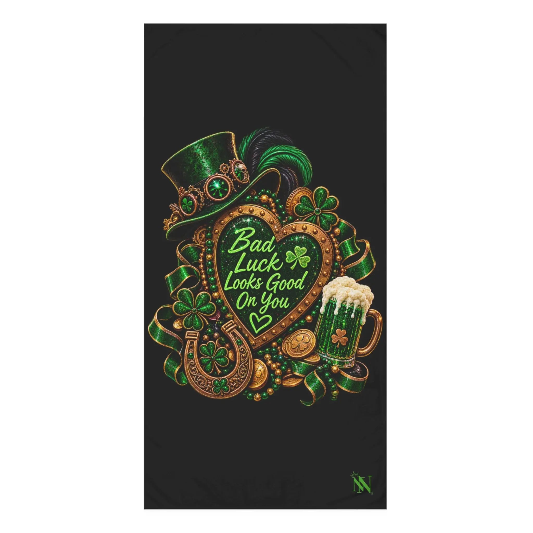 Bad Luck Looks Good on You Irish XL Sex Towel