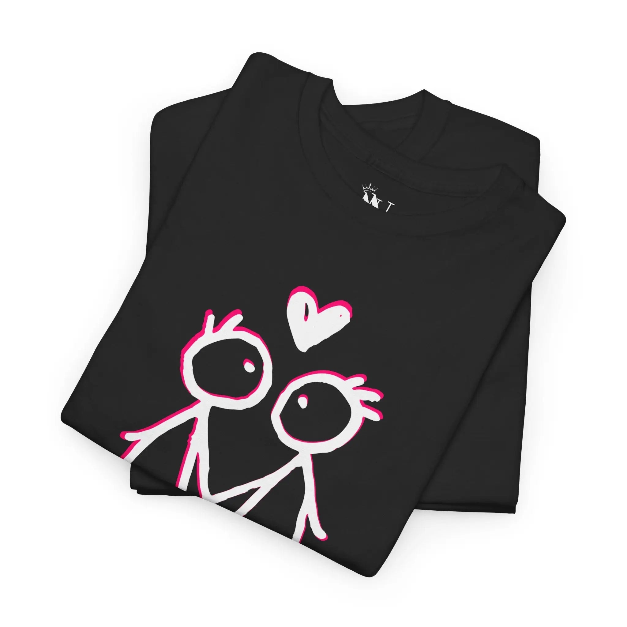 Stick People Love Cotton T-Shirt