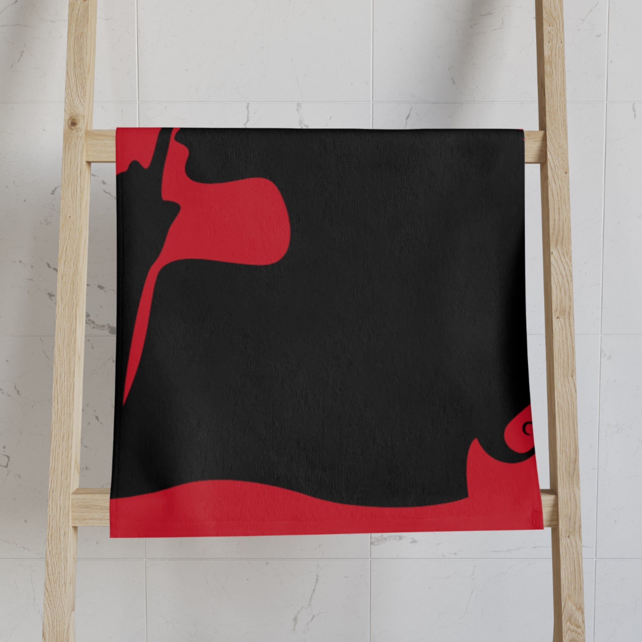 SHHH Girl Silhouette Red | Mix & Match Classic Fun-Flirty Lovers’ Towels