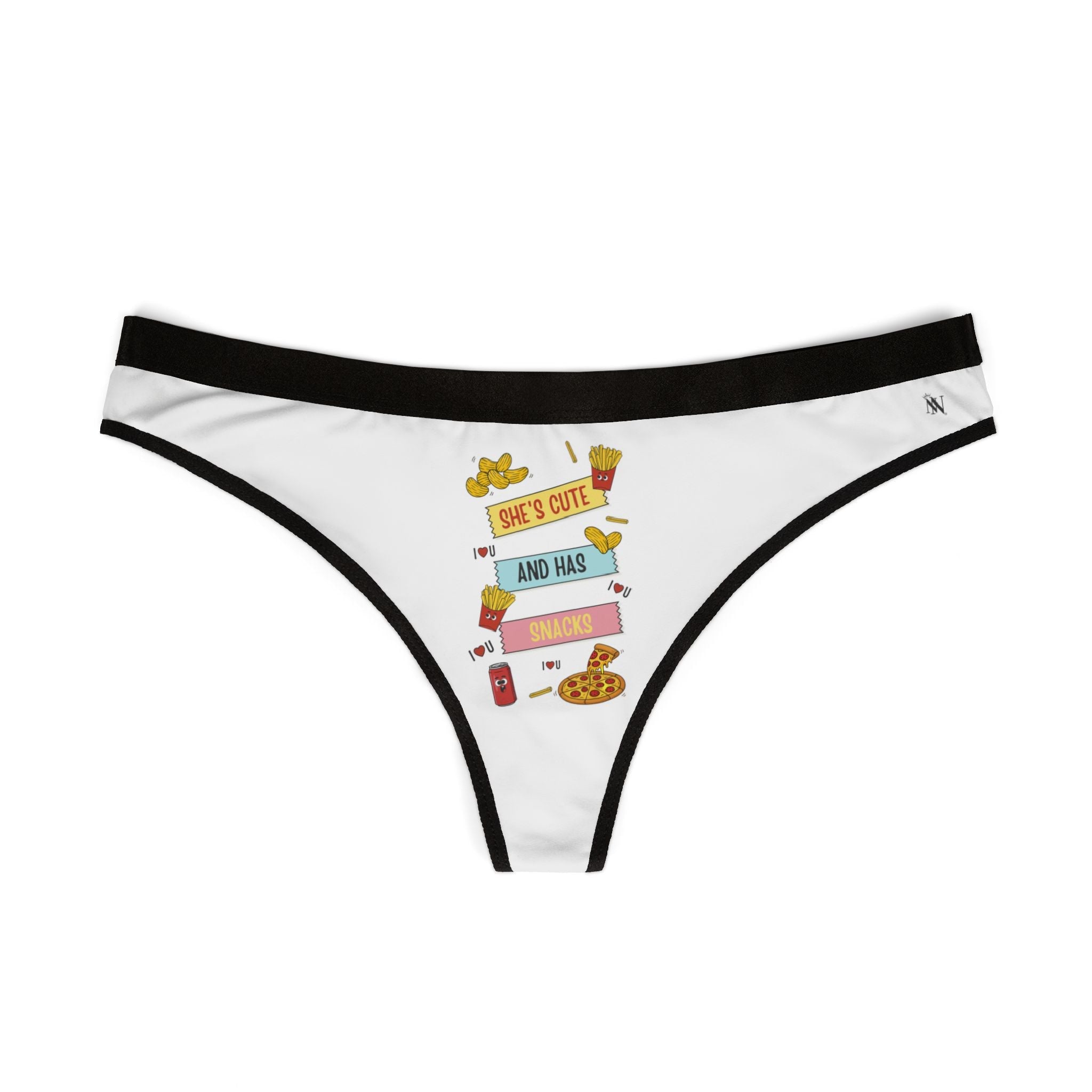 She’s Cute and Has Snacks Playful | Mix & Match Women’s Fun-Flirty Lovers’ Thongs