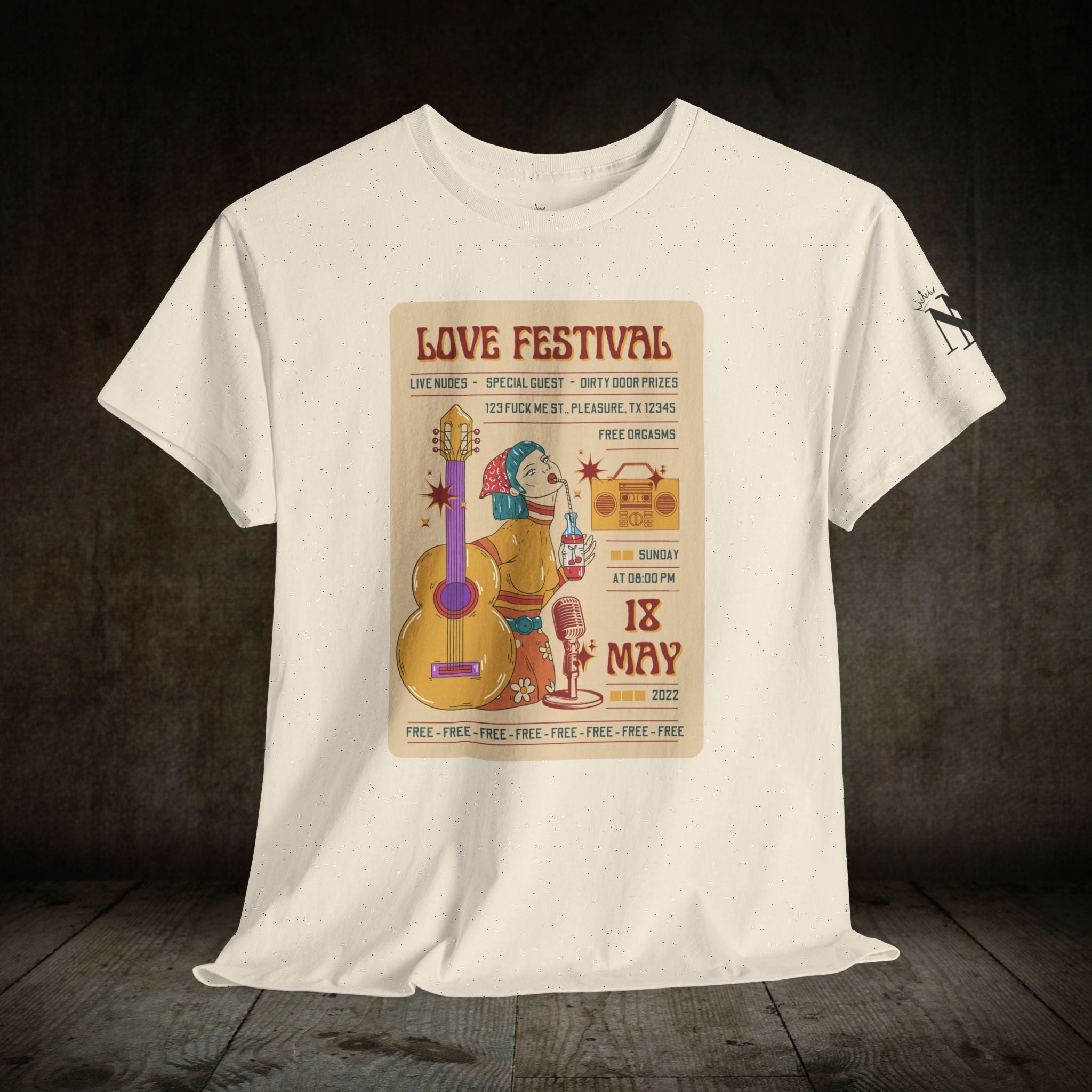 Love Festival! | Mix & Match 100% Cotton Unisex Fun-Flirty Lovers’ Tees