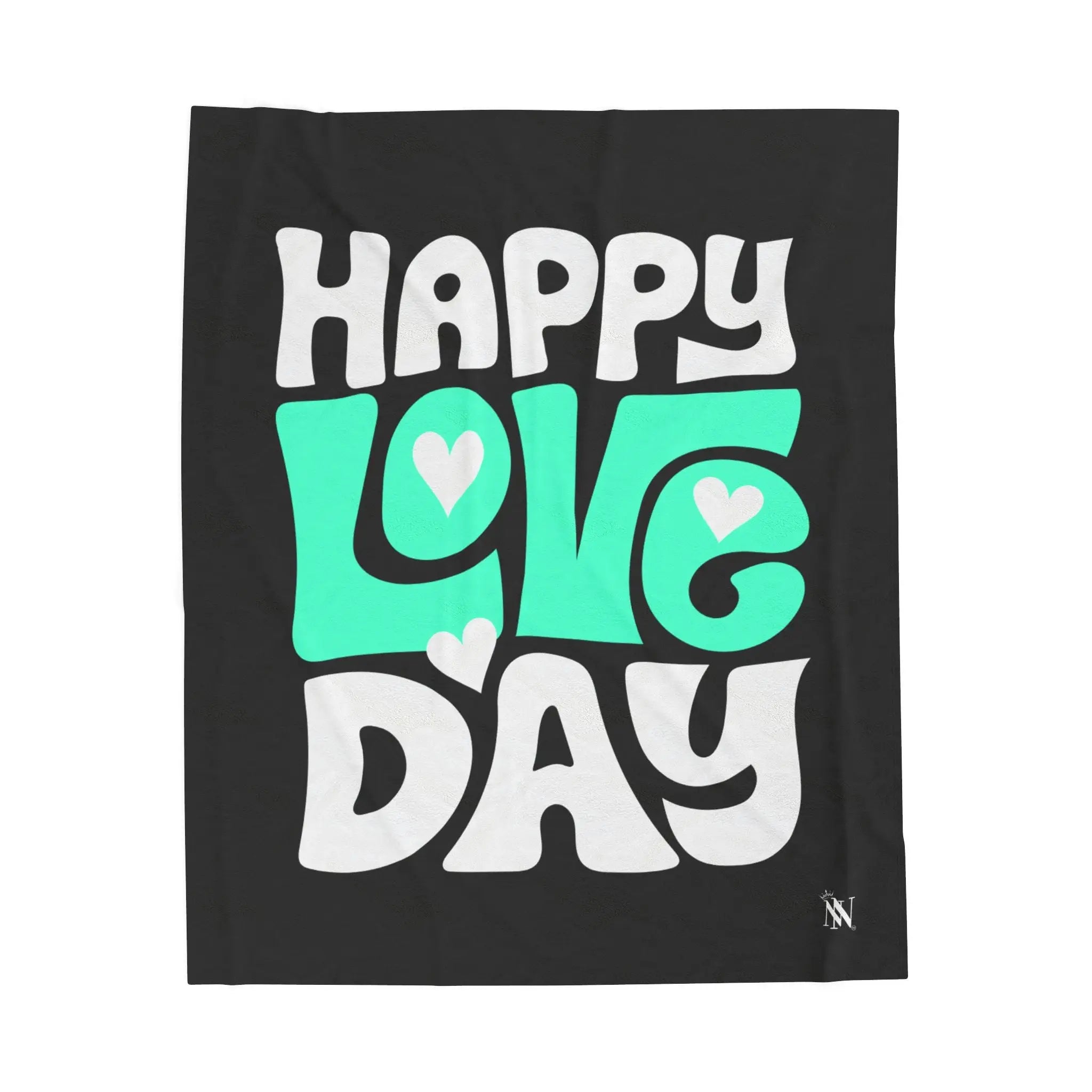 Happy Love Day Hearts | Mix & Match Soft Fun-Flirty Lovers’ Blankets