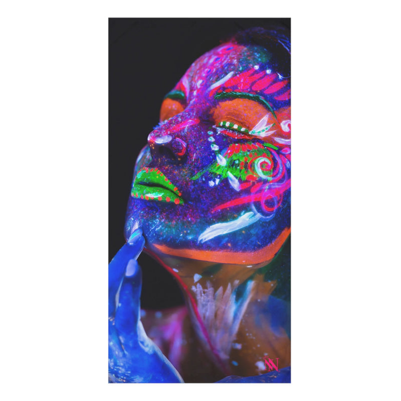 Painted Glow Blacklight Graphic | Mix & Match XL Fun-Flirty Lovers’ Towels