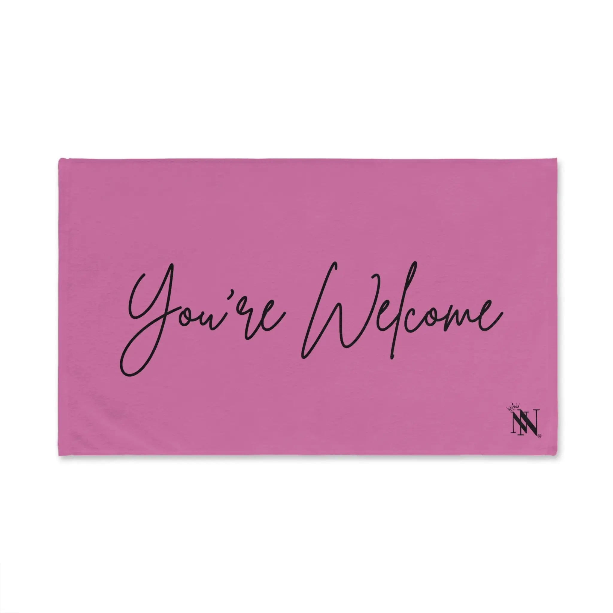 You’re Welcome Pink | Mix & Match Classic Fun-Flirty Lovers’ Towels
