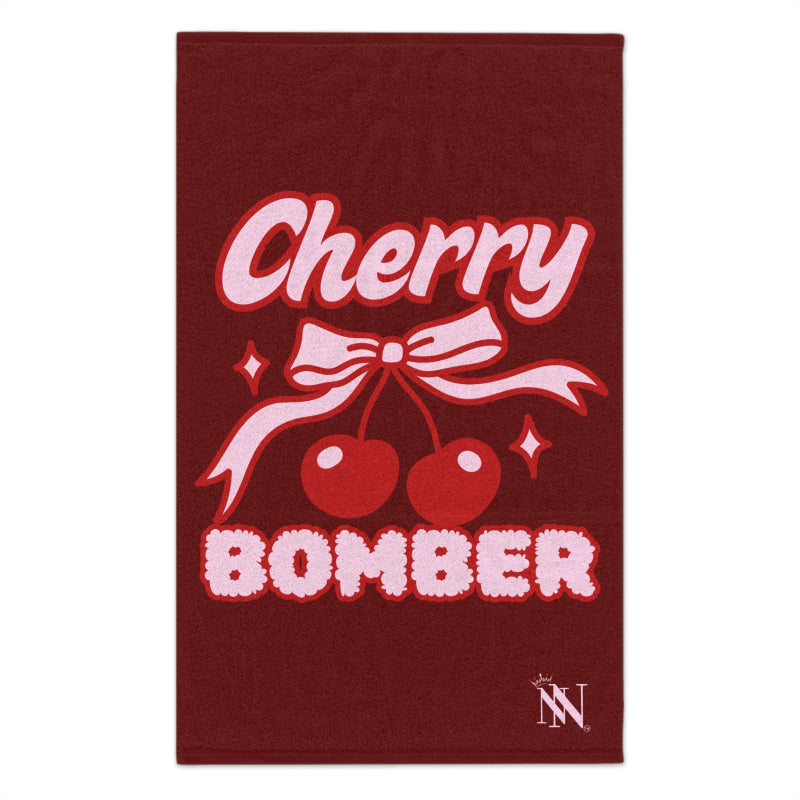 Cherry Bomber | Mix & Match Soft Fun-Flirty Lovers’ Towels