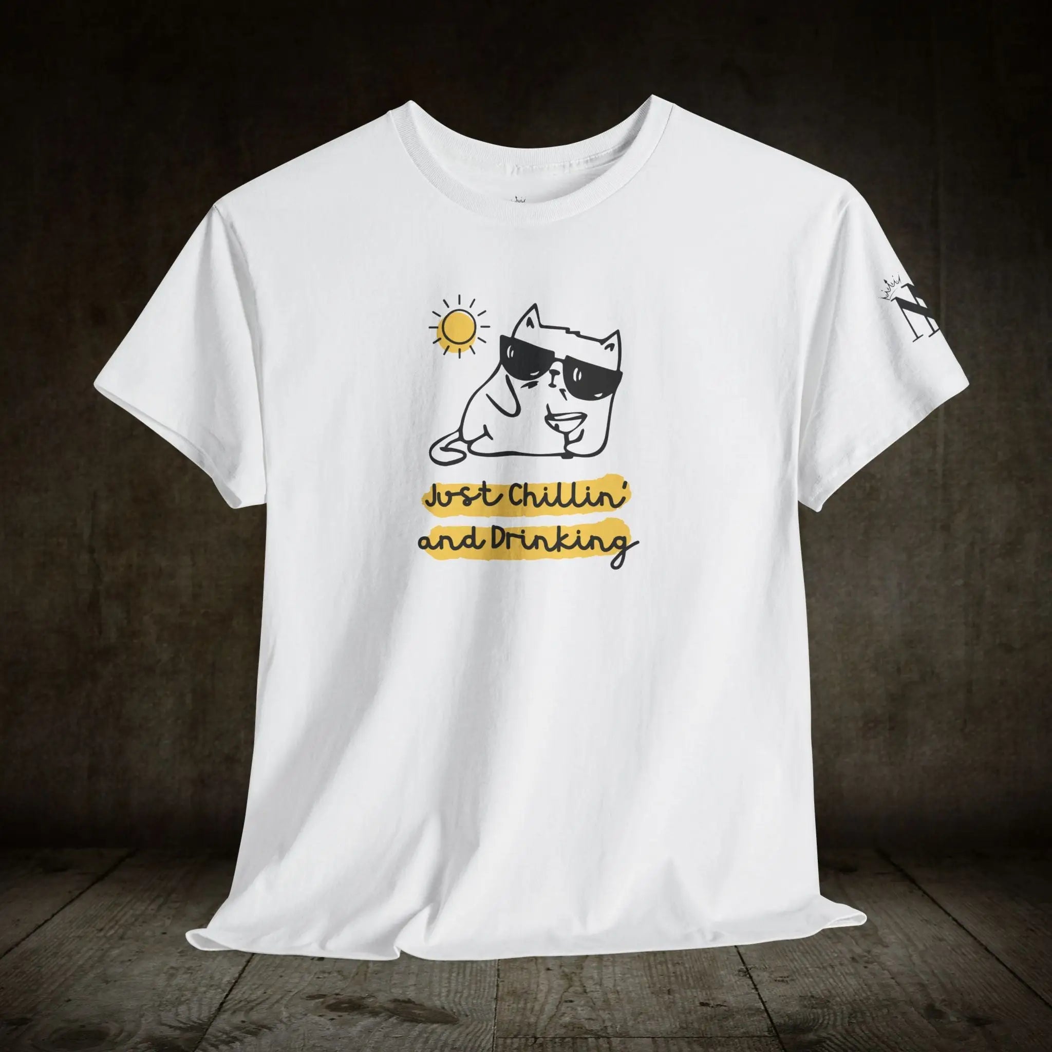 Chillin’ & Drinking | Mix & Match Cotton Unisex Fun-Flirty Lovers’ T-Shirts