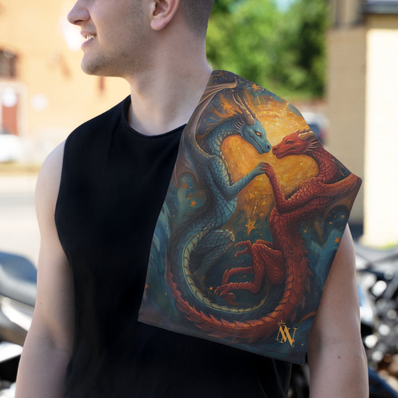 Written In the Stars Dragon Fantasy | Mix & Match Soft Fun-Flirty Lovers’ Towels