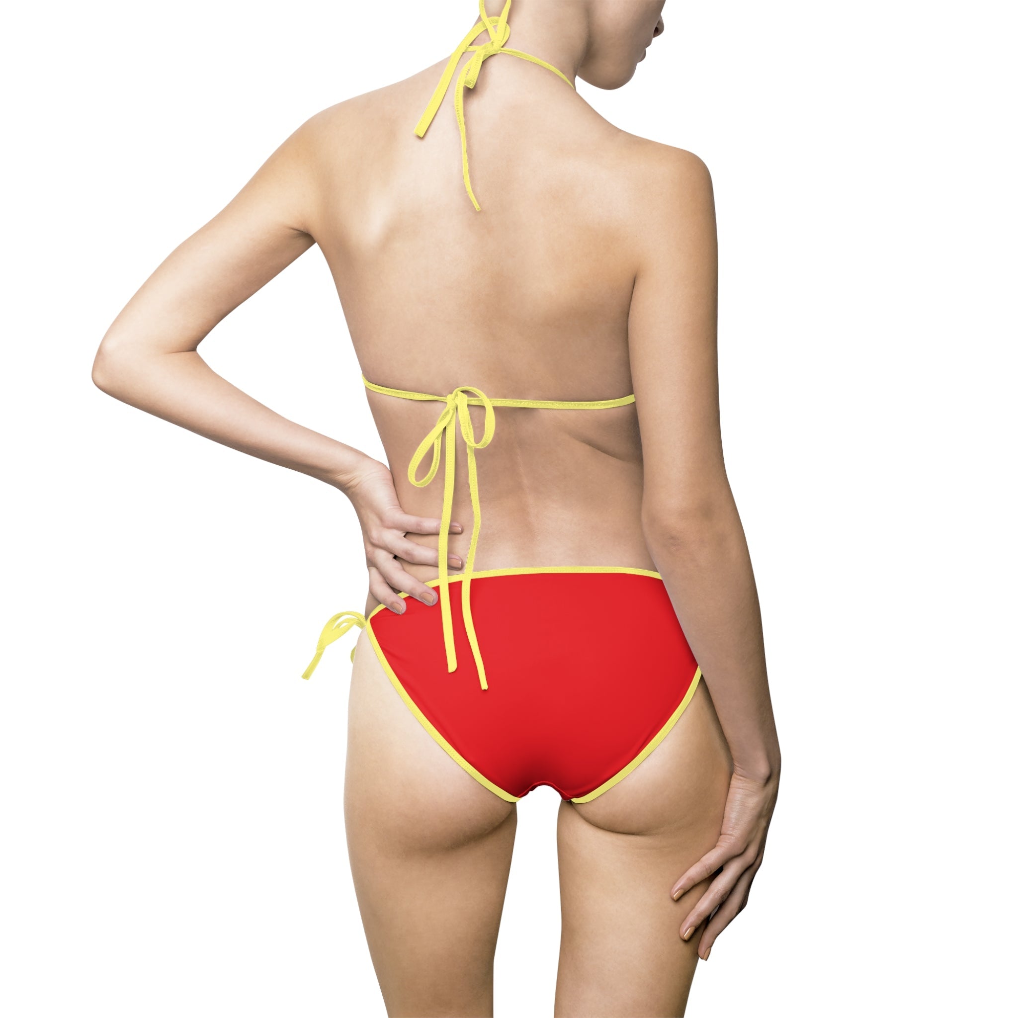 Red Strappy | Mix & Match Fun-Flirty Lovers’ String Bikinis