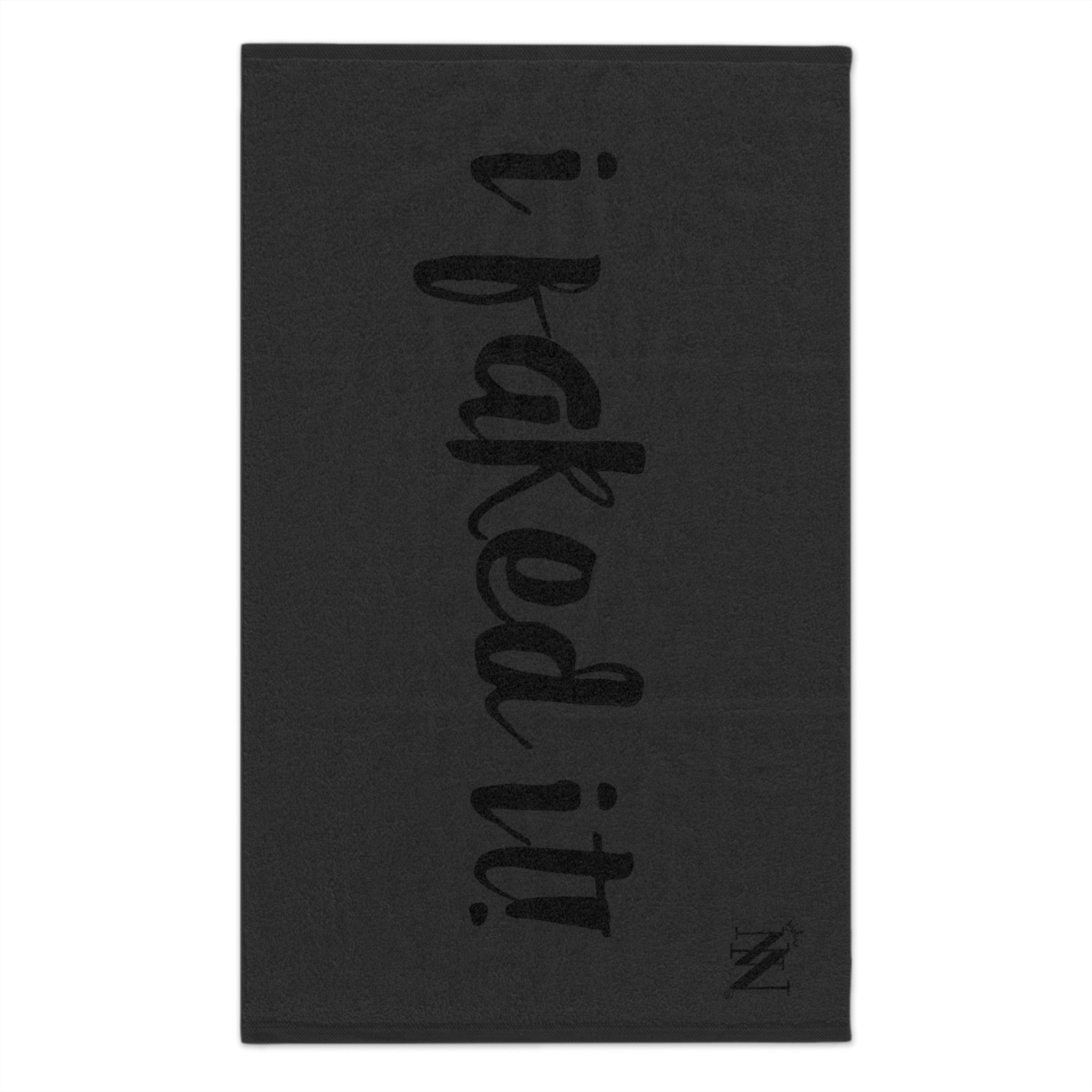 I Faked It! Dark Grey | Mix & Match Soft Fun-Flirty Lovers’ Towels