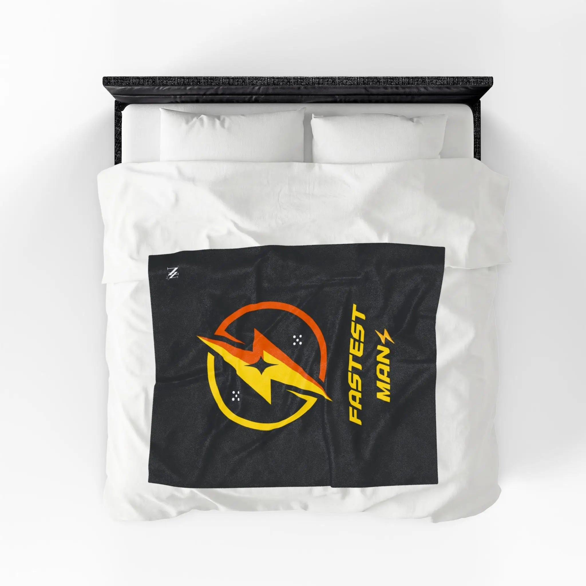 Fastest Man Lightning Bolt Blanket