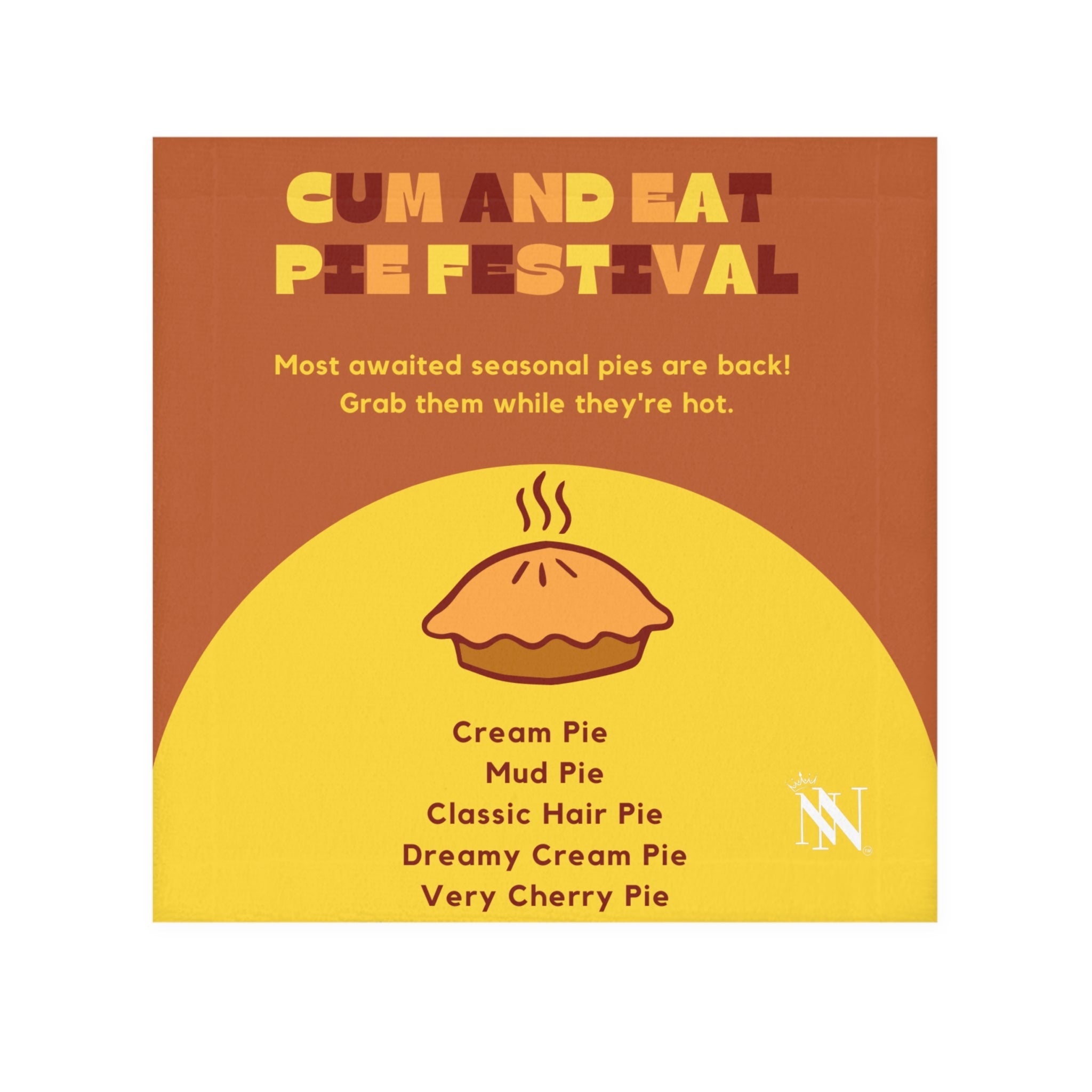 Cum Eat Pie Festival | Mix & Match Lils’ Fun-Flirty Lovers’ Towels