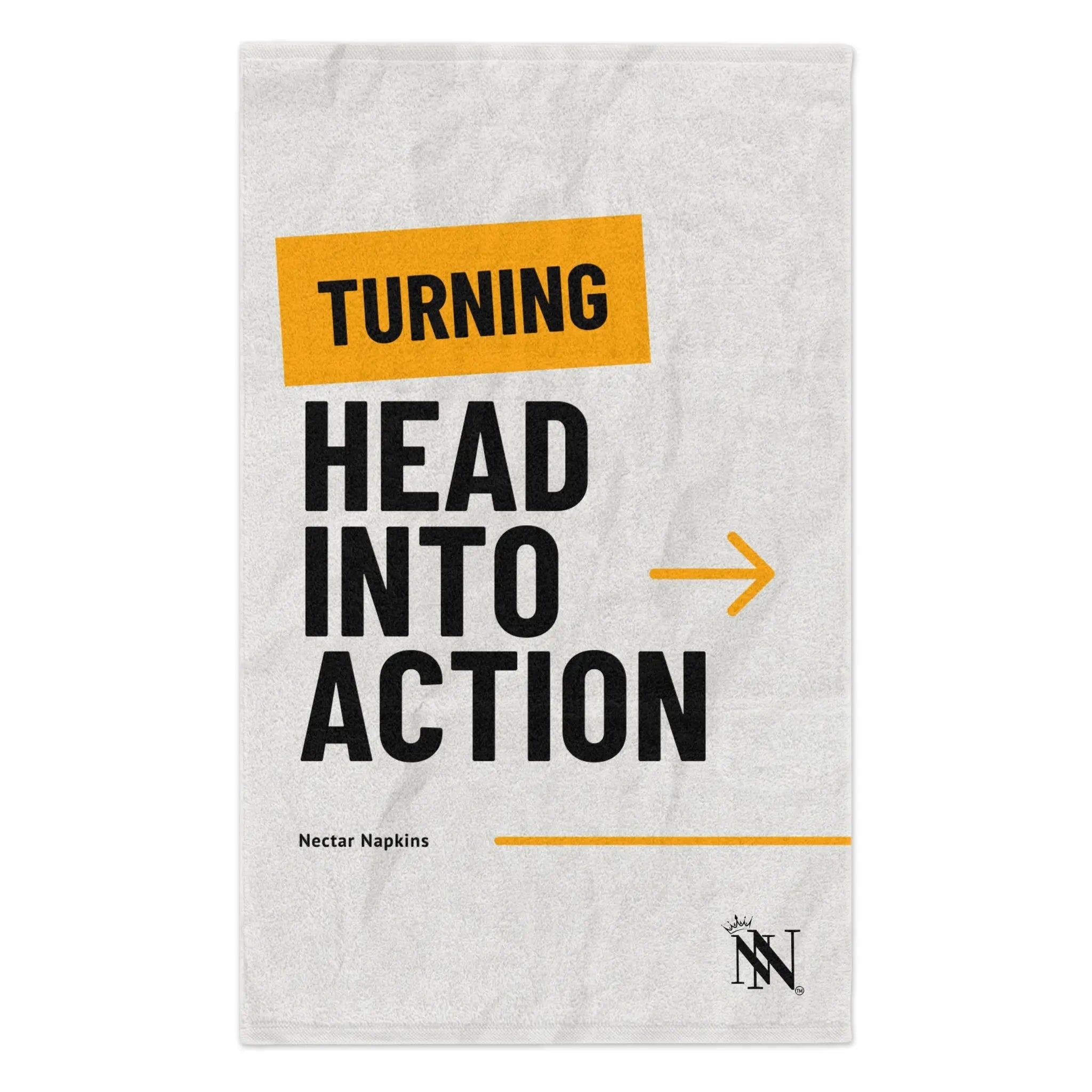 Turning Head into Acton Fun Sex Towel