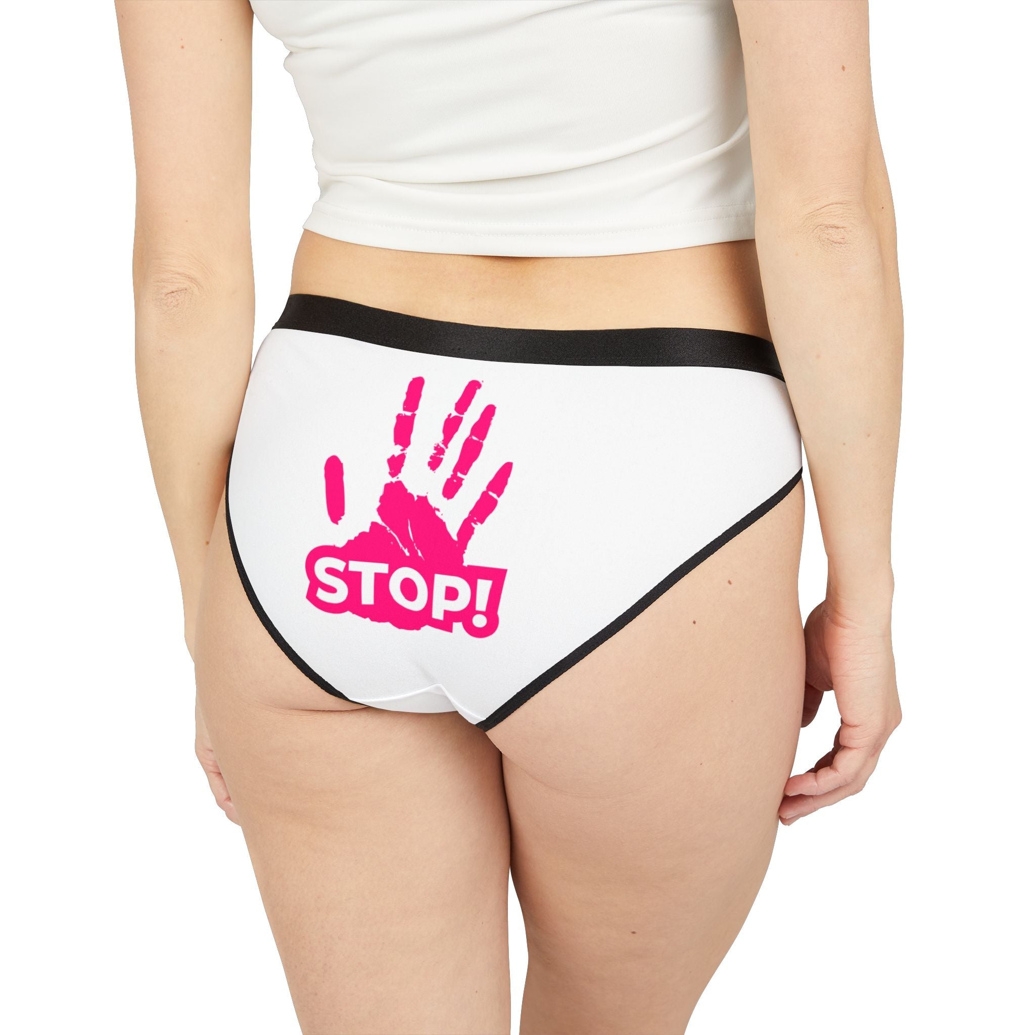 Stop! Handprint | Mix & Match Women’s Fun-Flirty Lovers’ Panties