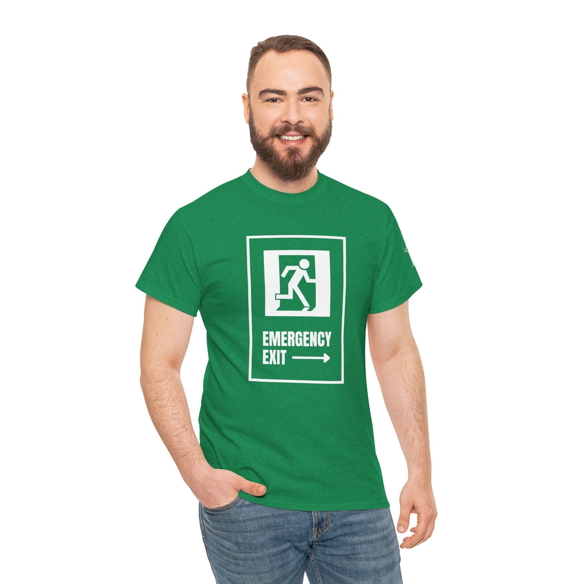 Emergency Exit | Mix & Match Cotton Unisex Fun-Flirty Lovers’ T-Shirts