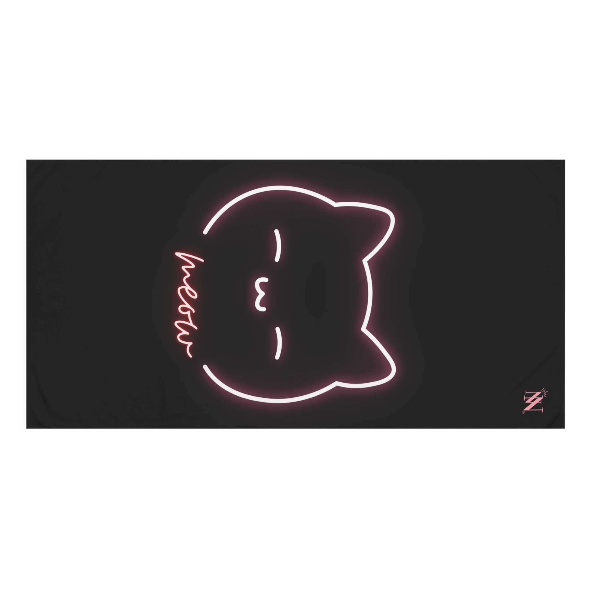 Meow Kitty Neon | Mix & Match XL Fun-Flirty Lovers’ Towels