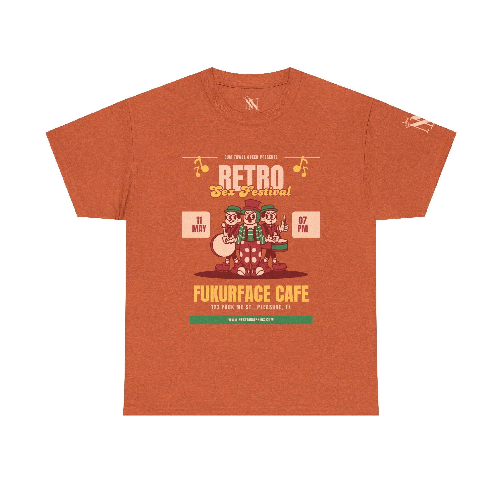 FUKURFACE Cafe | Mix & Match 100% Cotton Unisex Fun-Flirty Lovers’ Tees