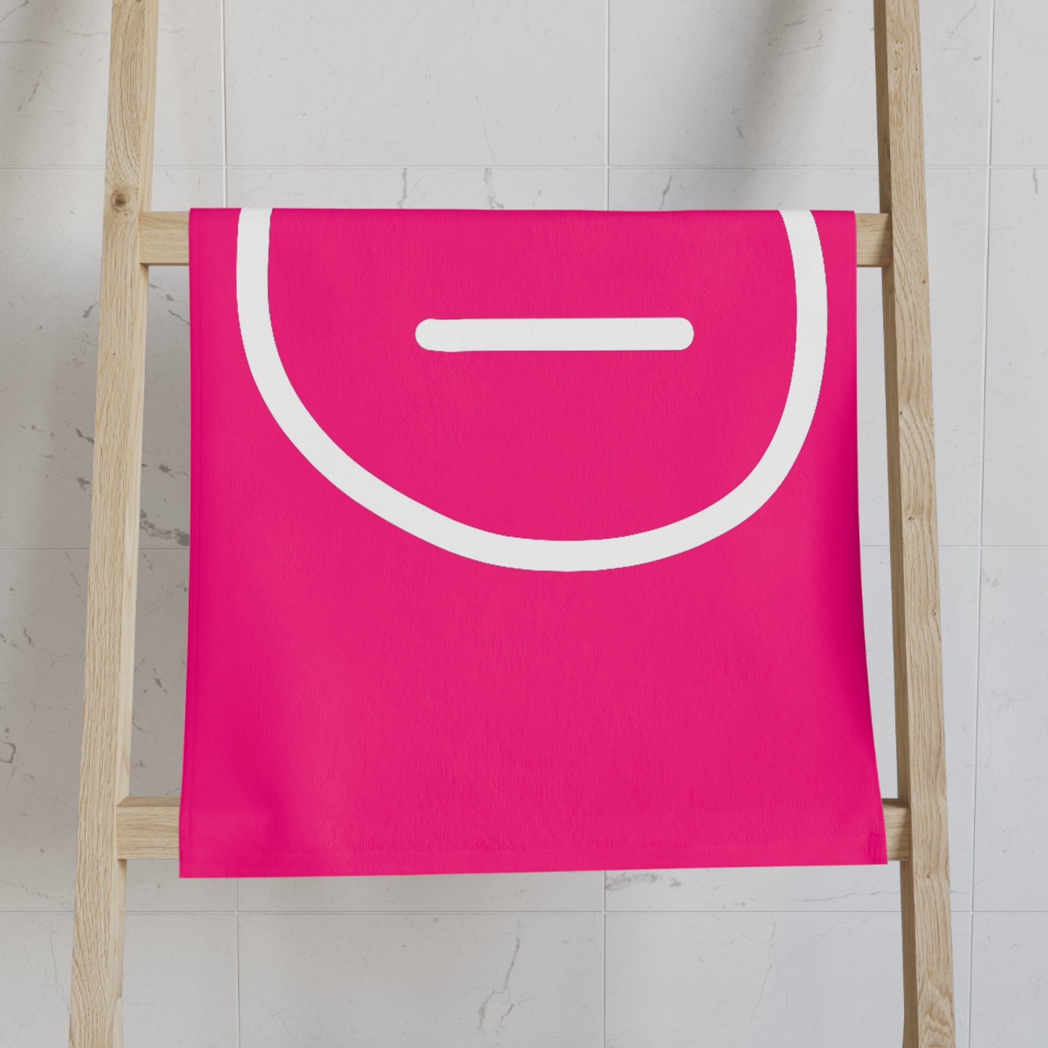Mehr Emoji Signature Pink Cum Towel