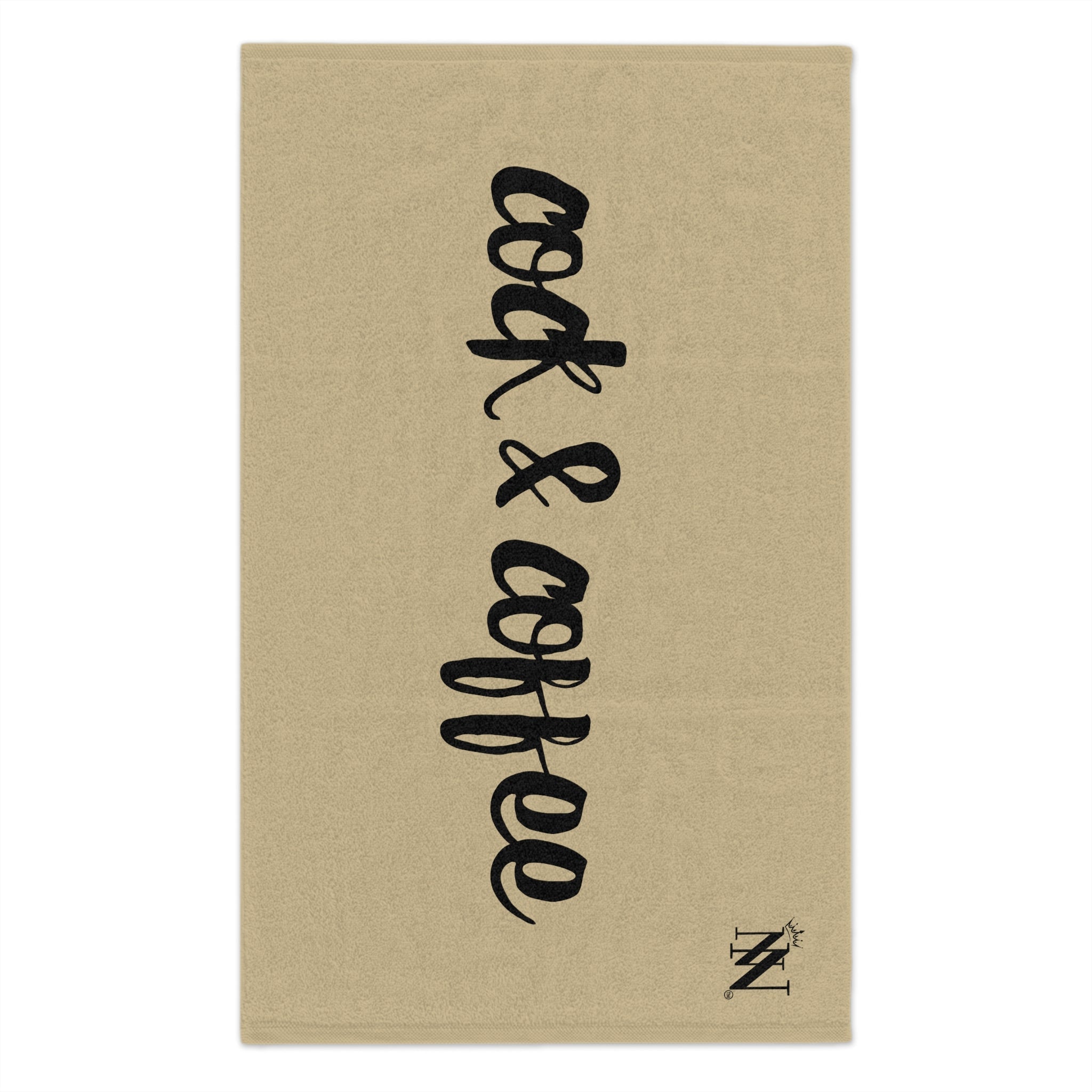 Cock & Coffee Gold | Mix & Match Soft Fun-Flirty Lovers’ Towels