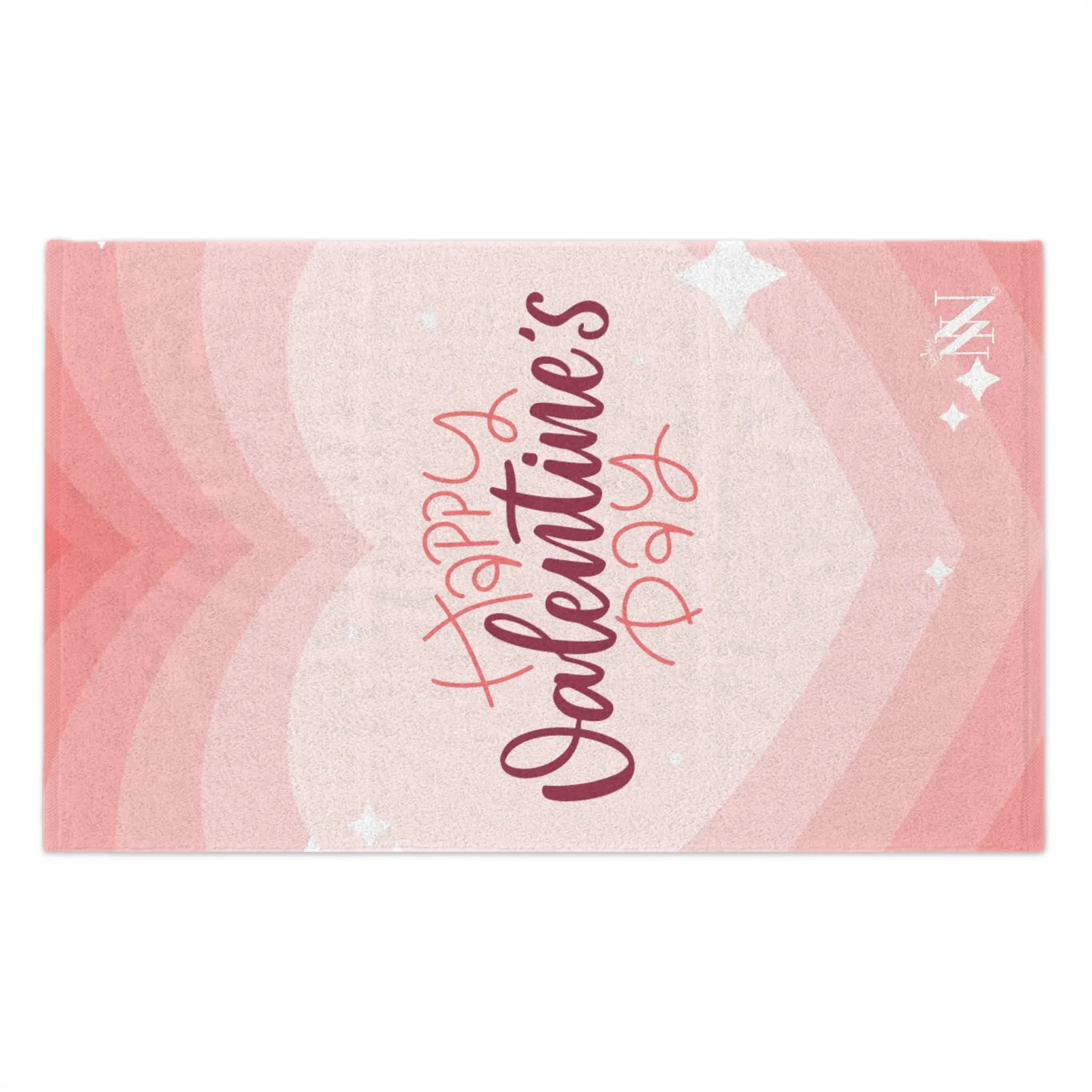Happy Valentine’s Day Ombre Heart Silky Soft Sex Towel