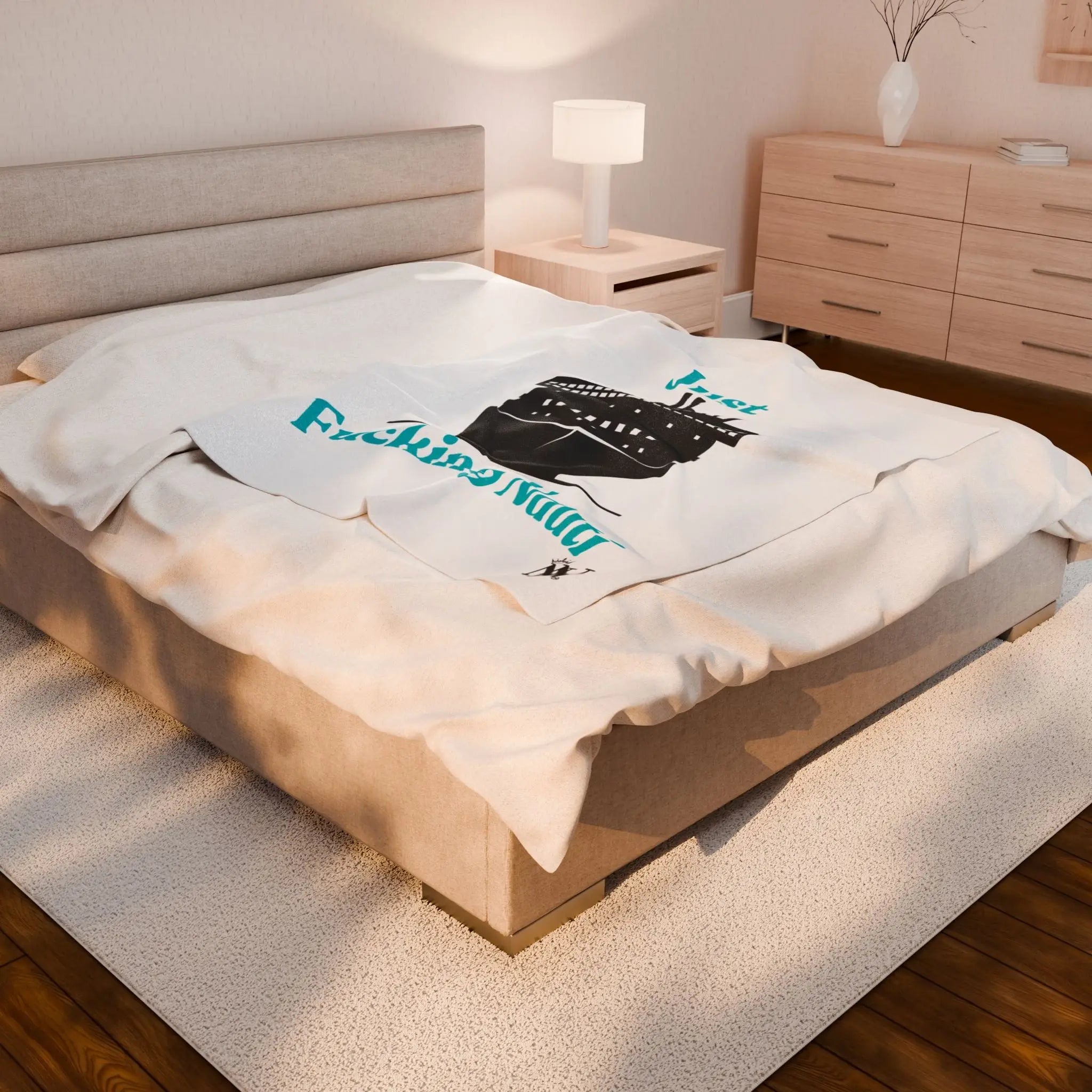 Just Fucking Nauti | Mix & Match Velveteen Fun-Flirty Loversâ Blankets