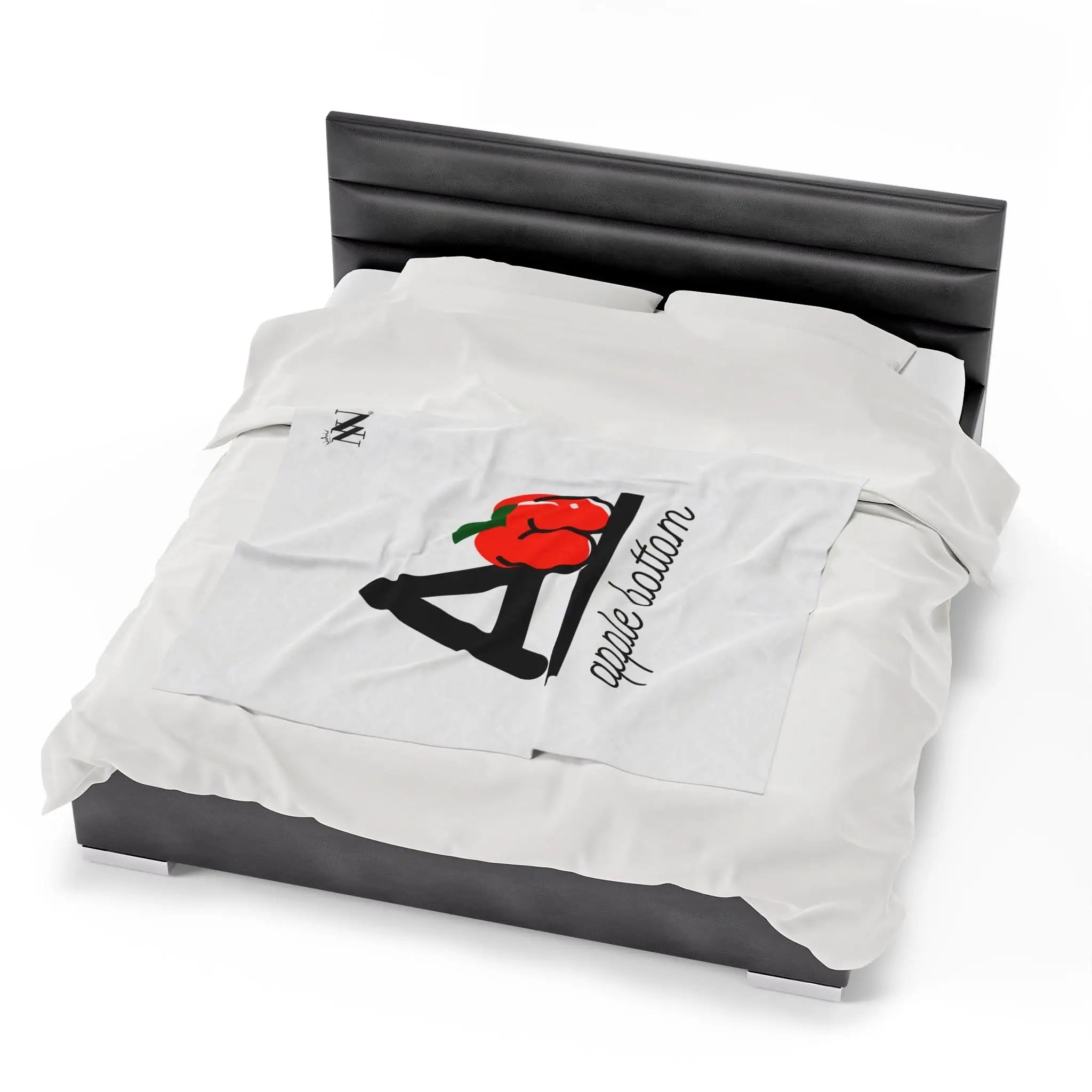 A is for apple | Mix & Match Fun-Flirty Lovers’ Blankets