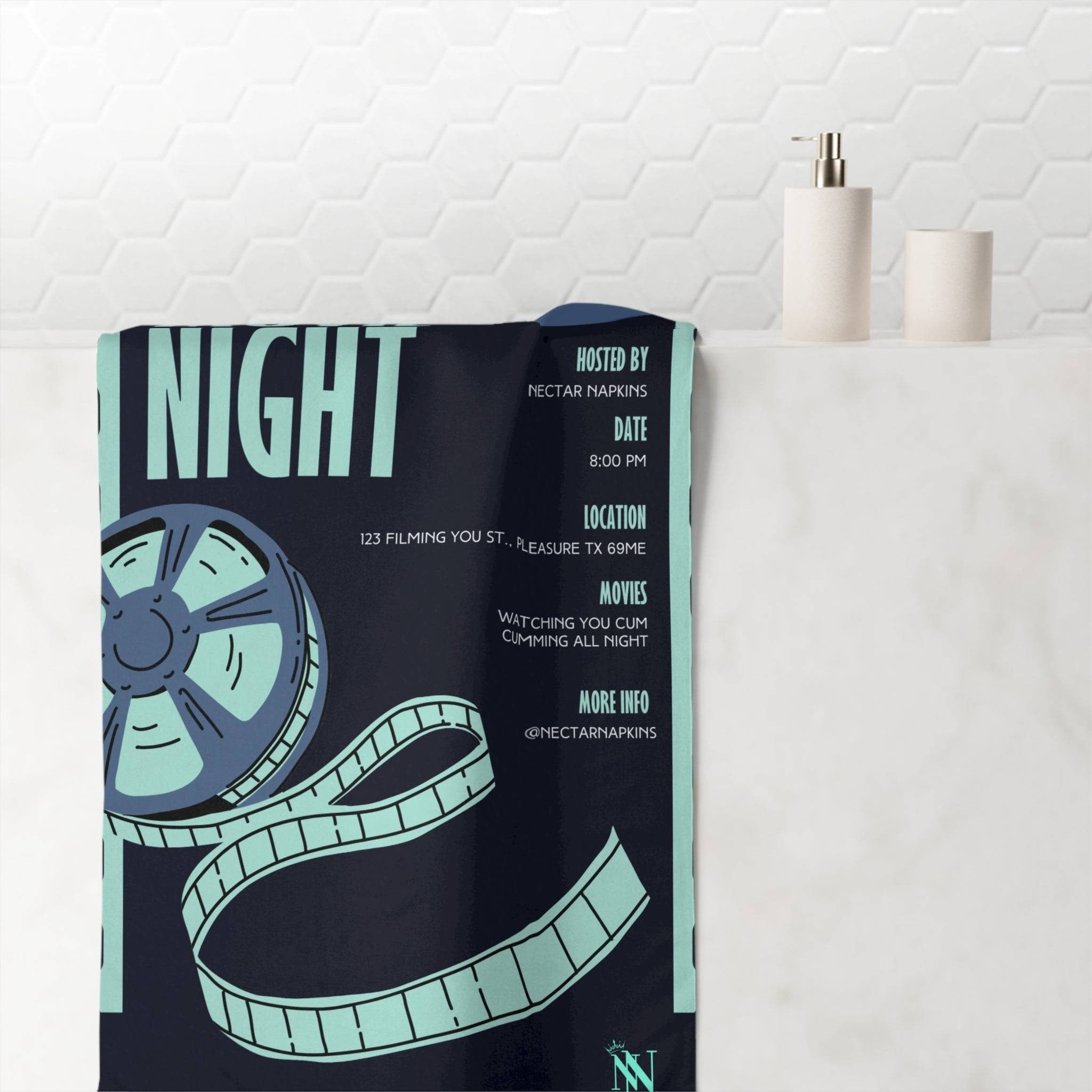 Adult Movie Night | Mix & Match Naughty XL Fun-Flirty Lovers’ Towels