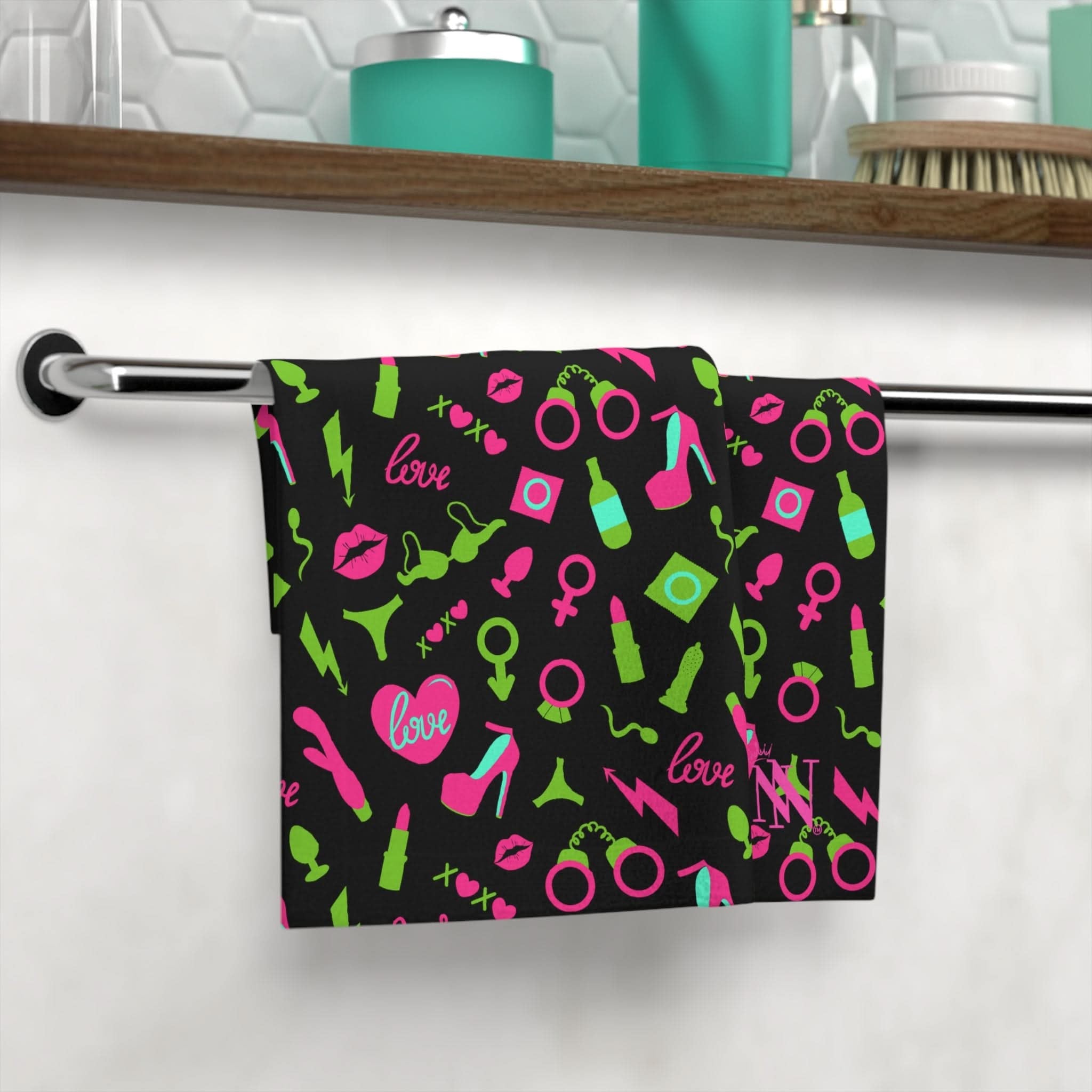 Adult Toys Fun | Mix & Match Lils’ Fun-Flirty Lovers’ Towels