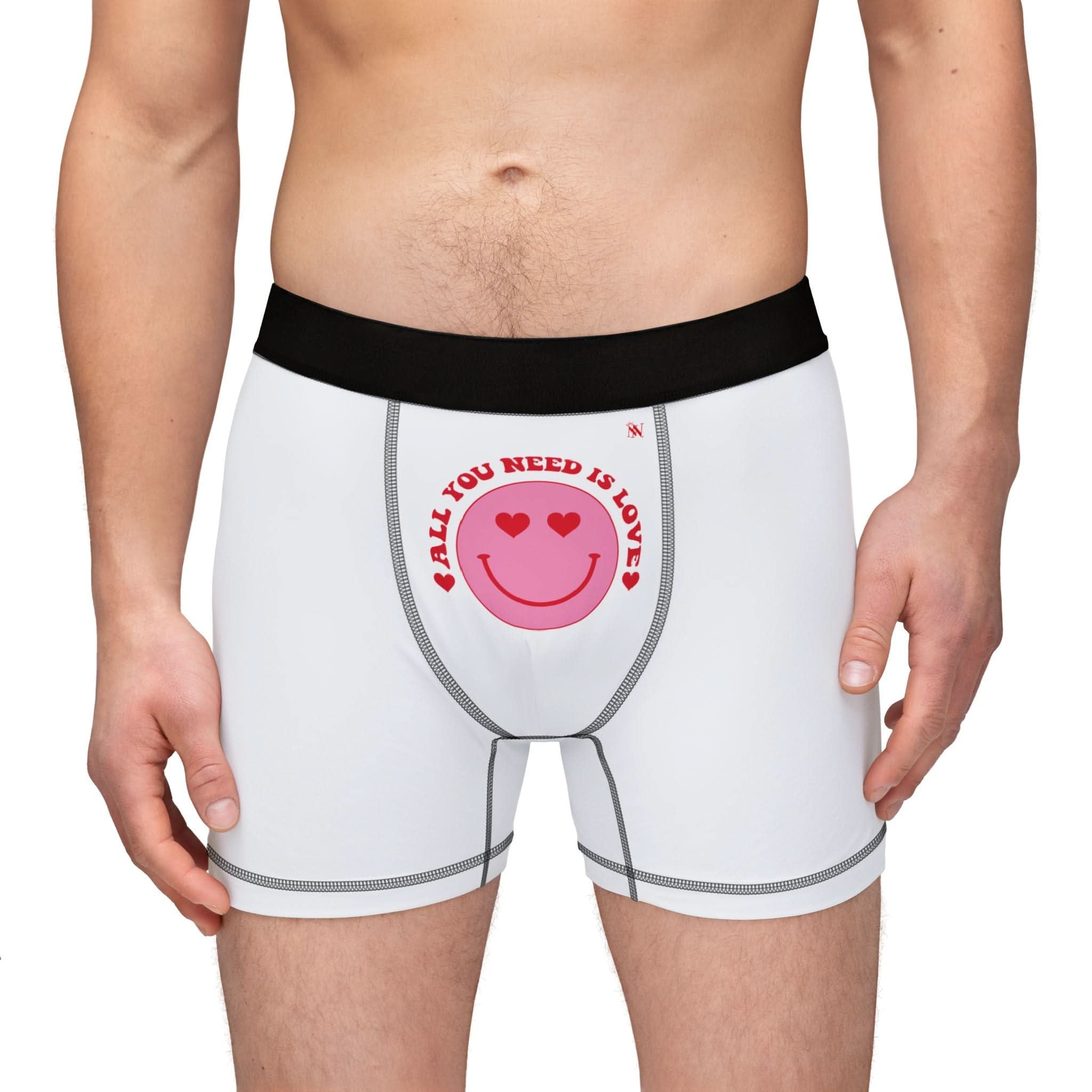 All You Need Is Love Emoji | Mix & Match Fun-Flirty Lovers’ Boxer Briefs