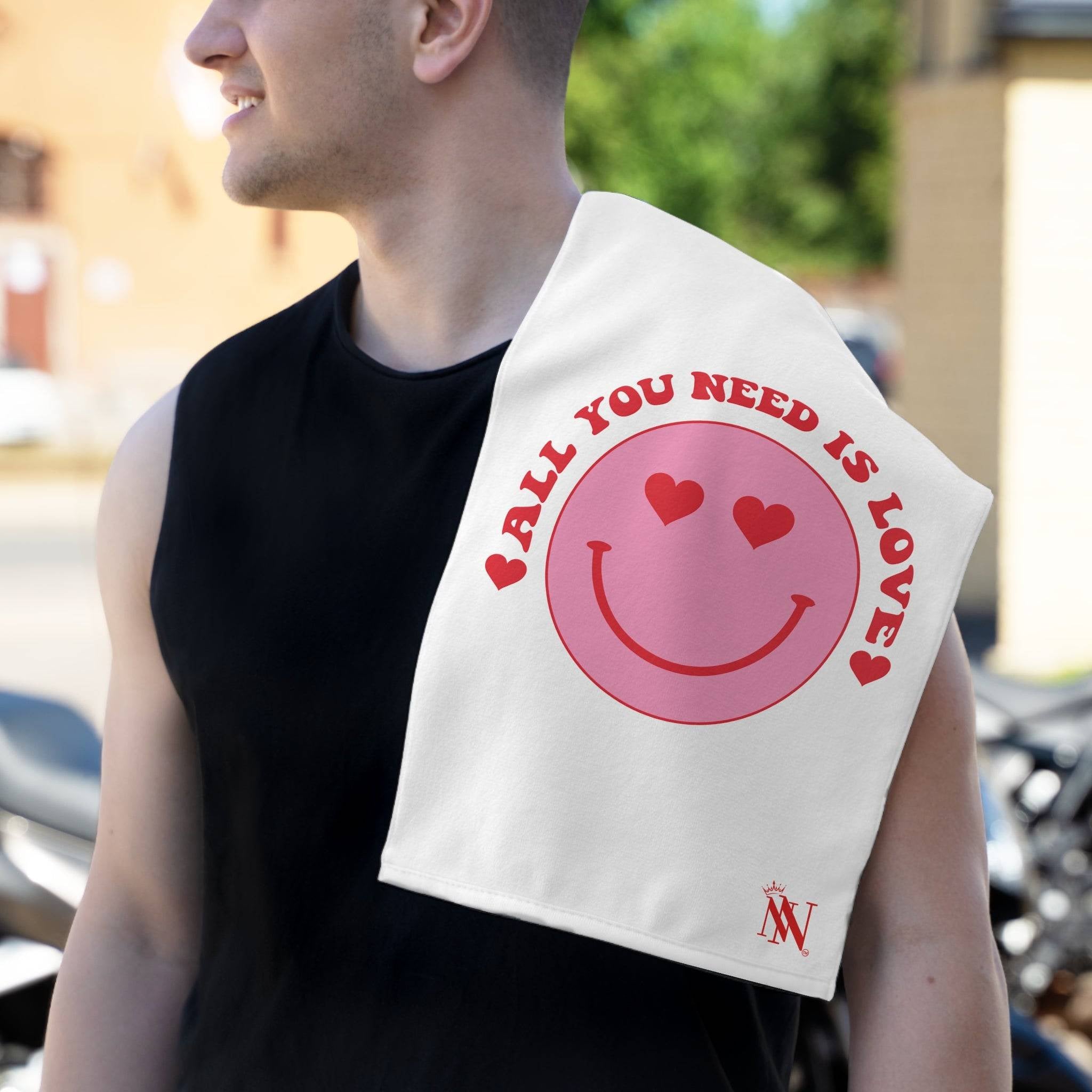 All You Need is Love Emoji | Mix & Match Soft Fun-Flirty Lovers’ Towels